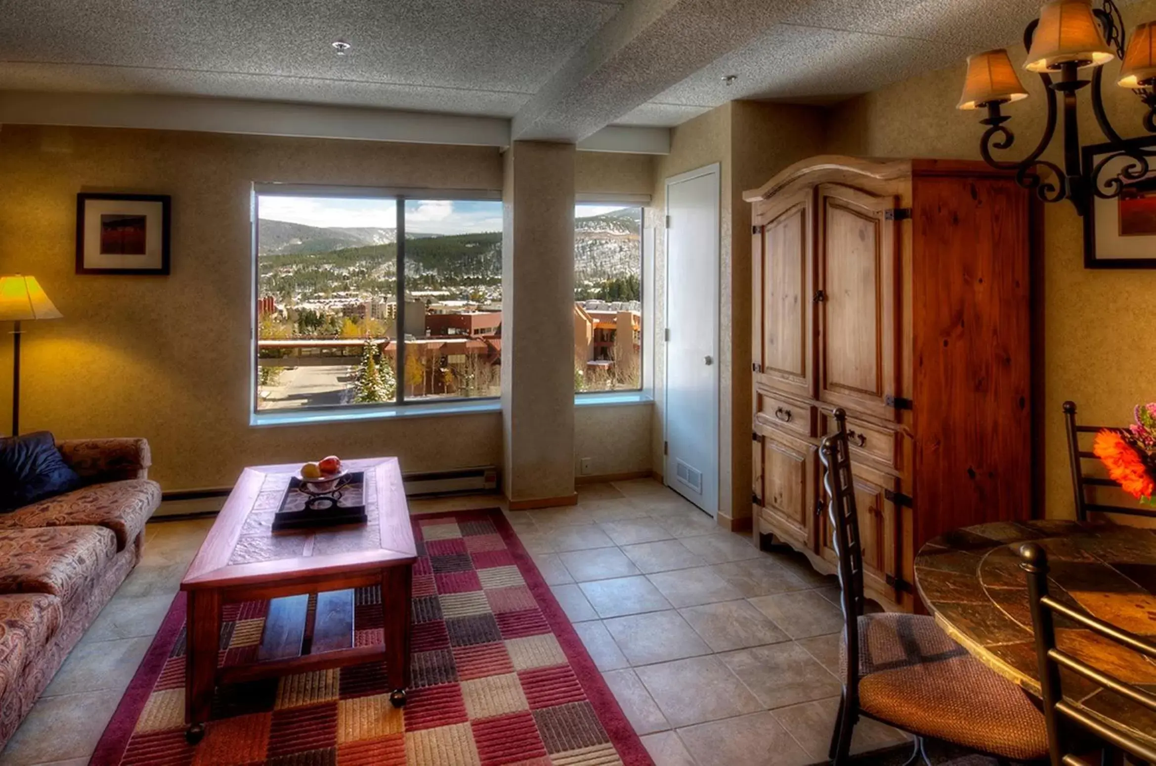 Living room in Beaver Run Resort