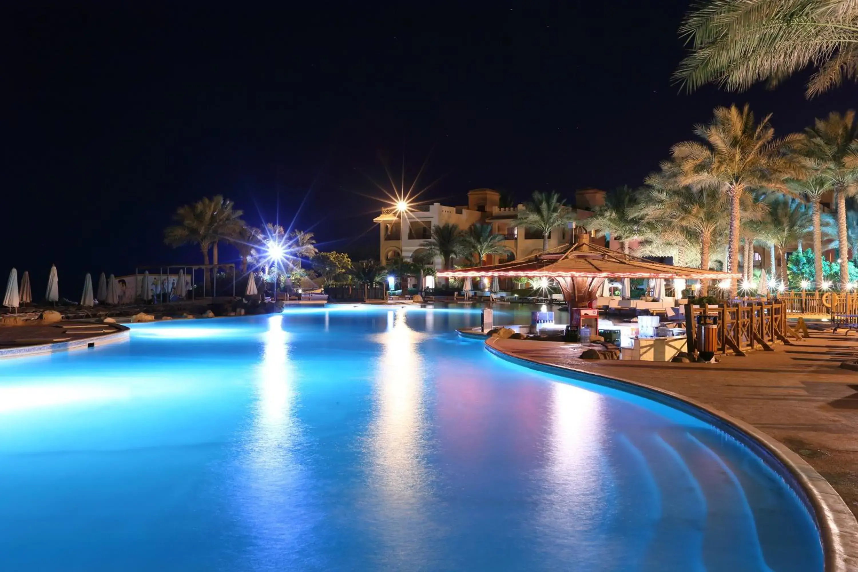 Lounge or bar, Swimming Pool in Rehana Royal Beach Resort - Aquapark & Spa - Family & Couples Only