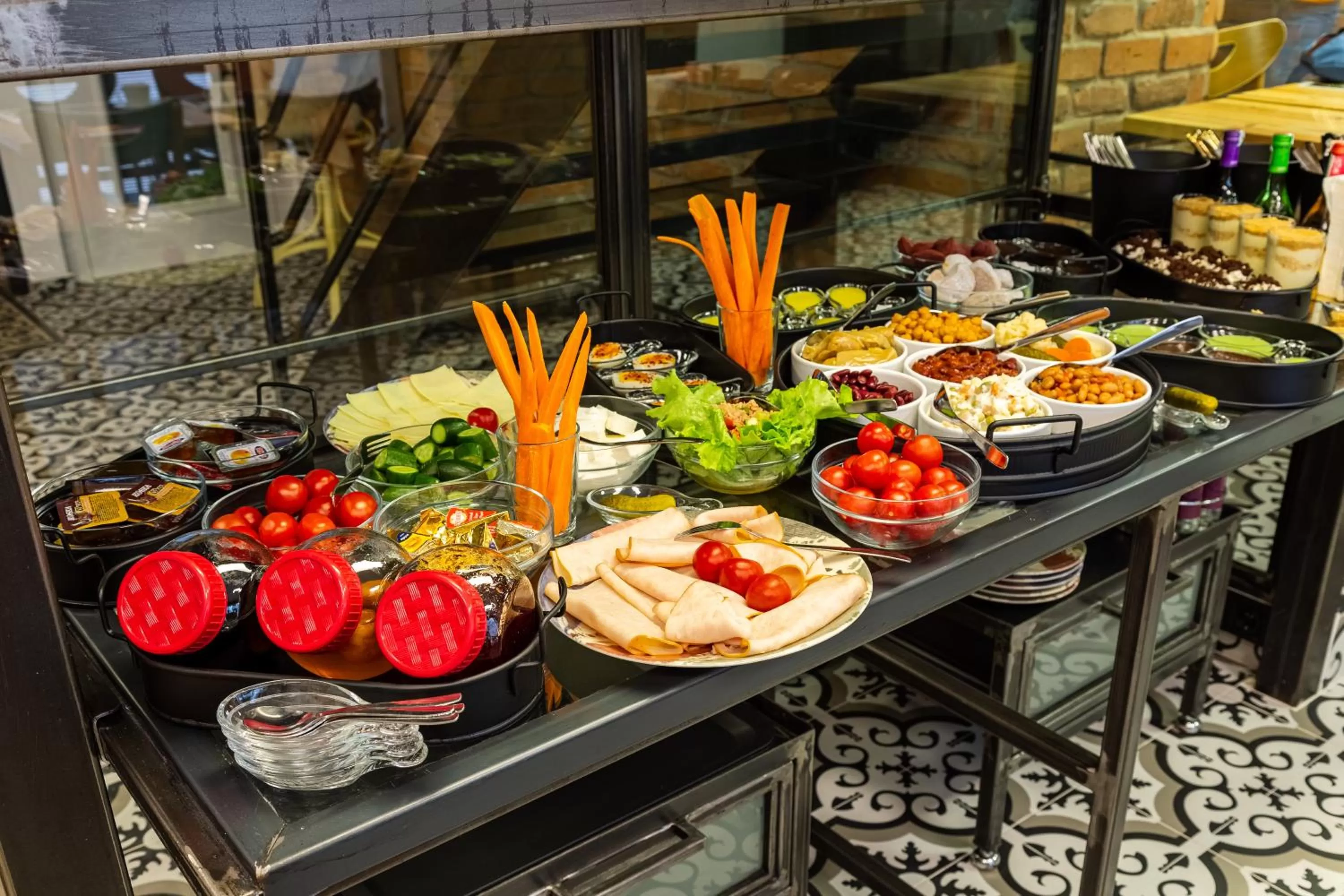 Food in Villa Pera Suite Hotel