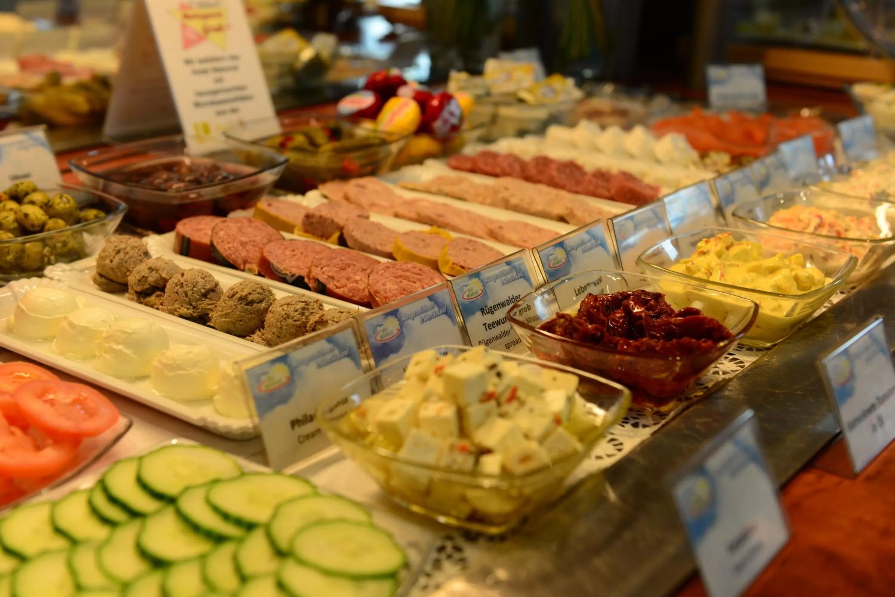 Buffet breakfast in Hotel National Düsseldorf (Superior)