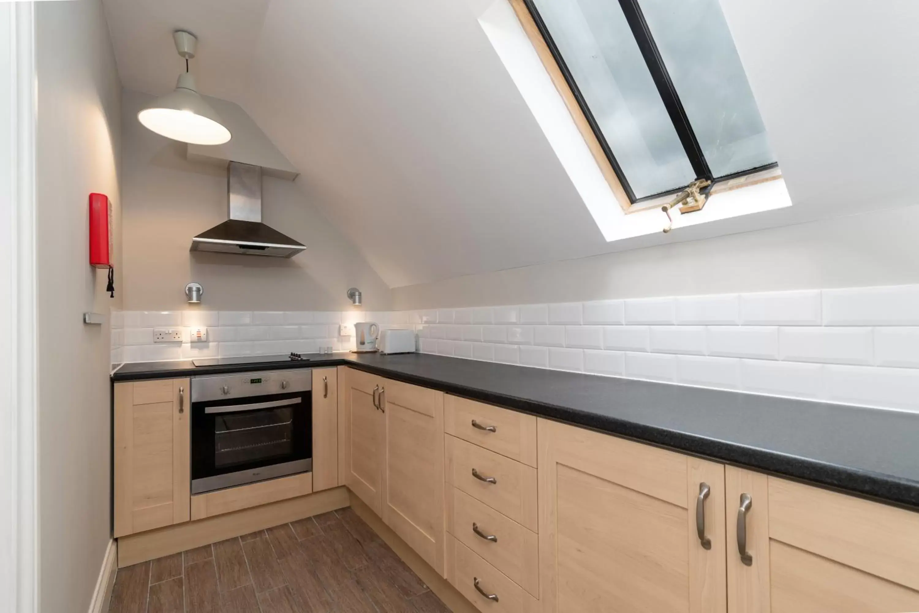 Kitchen/Kitchenette in The Farmhouse at Bodnant Welsh Food