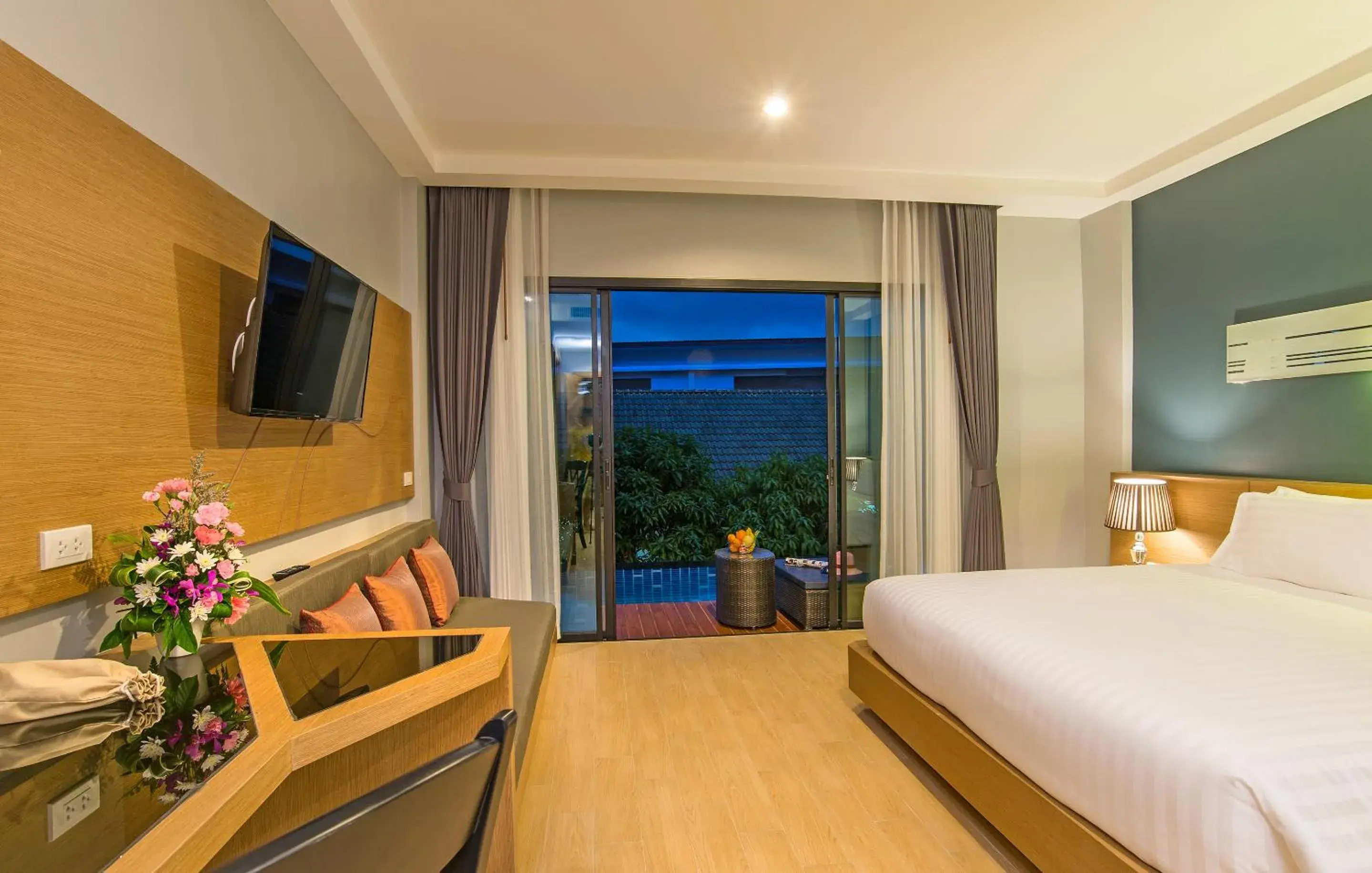 Bed in AVA SEA Resort Ao Nang Beach-SHA Extra Plus