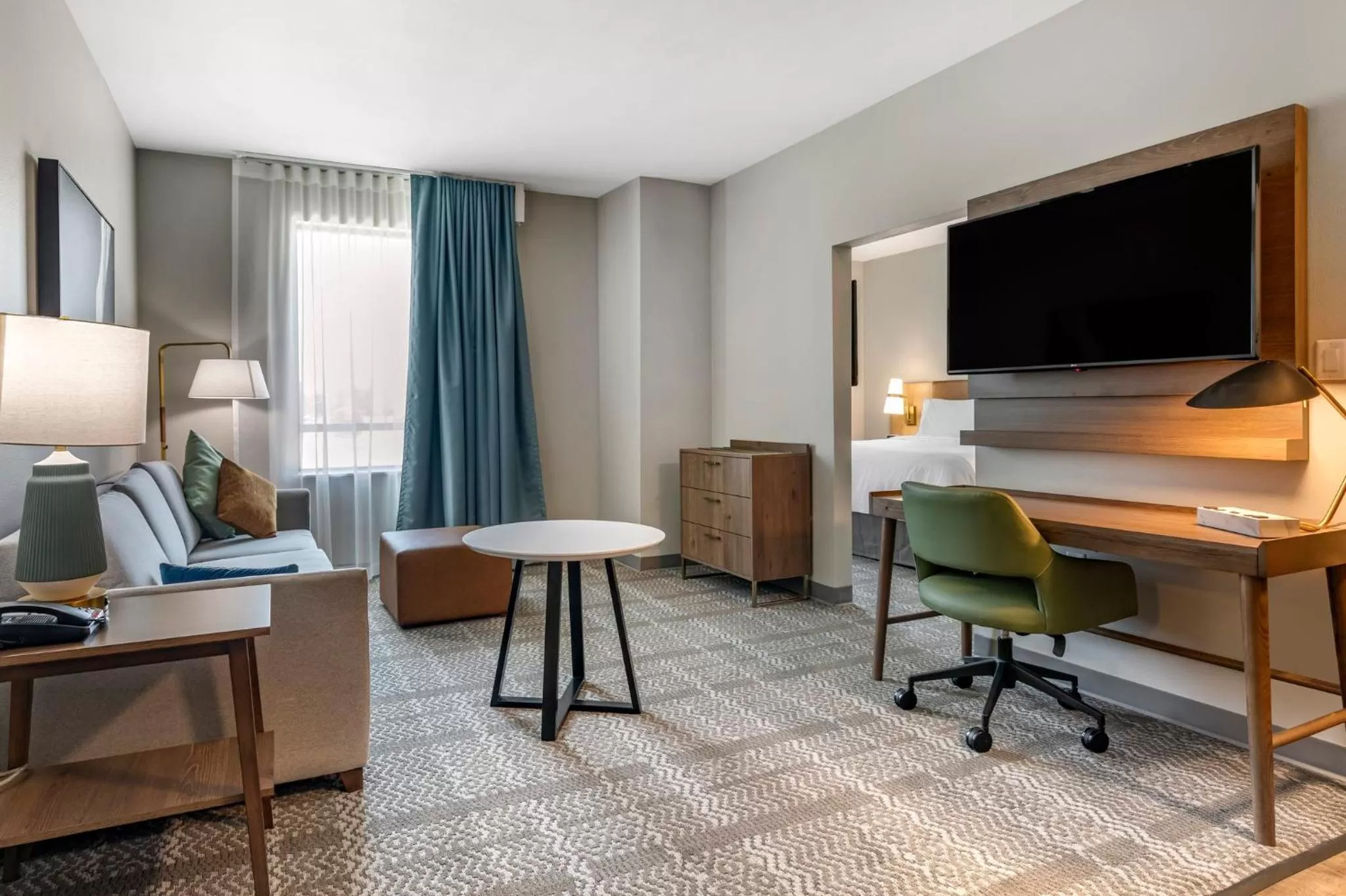 Photo of the whole room in Staybridge Suites Grand Prairie Near Epic Central by IHG