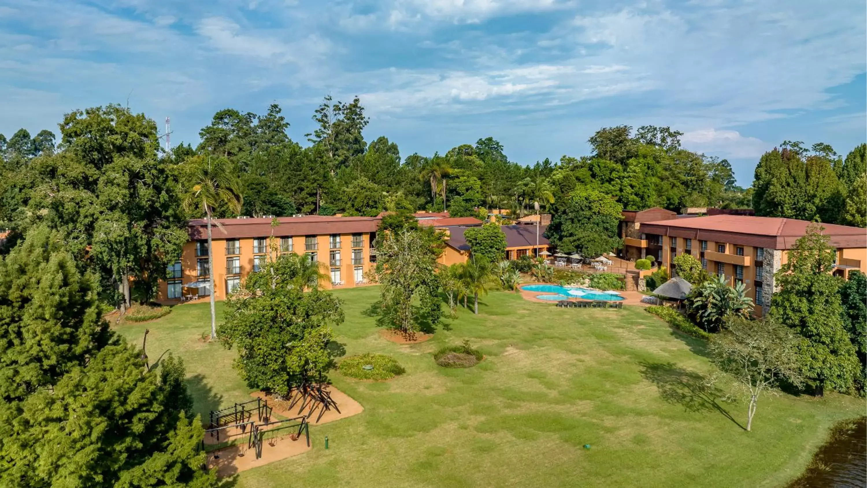 Property building, Pool View in African Sky Pine Lake Inn