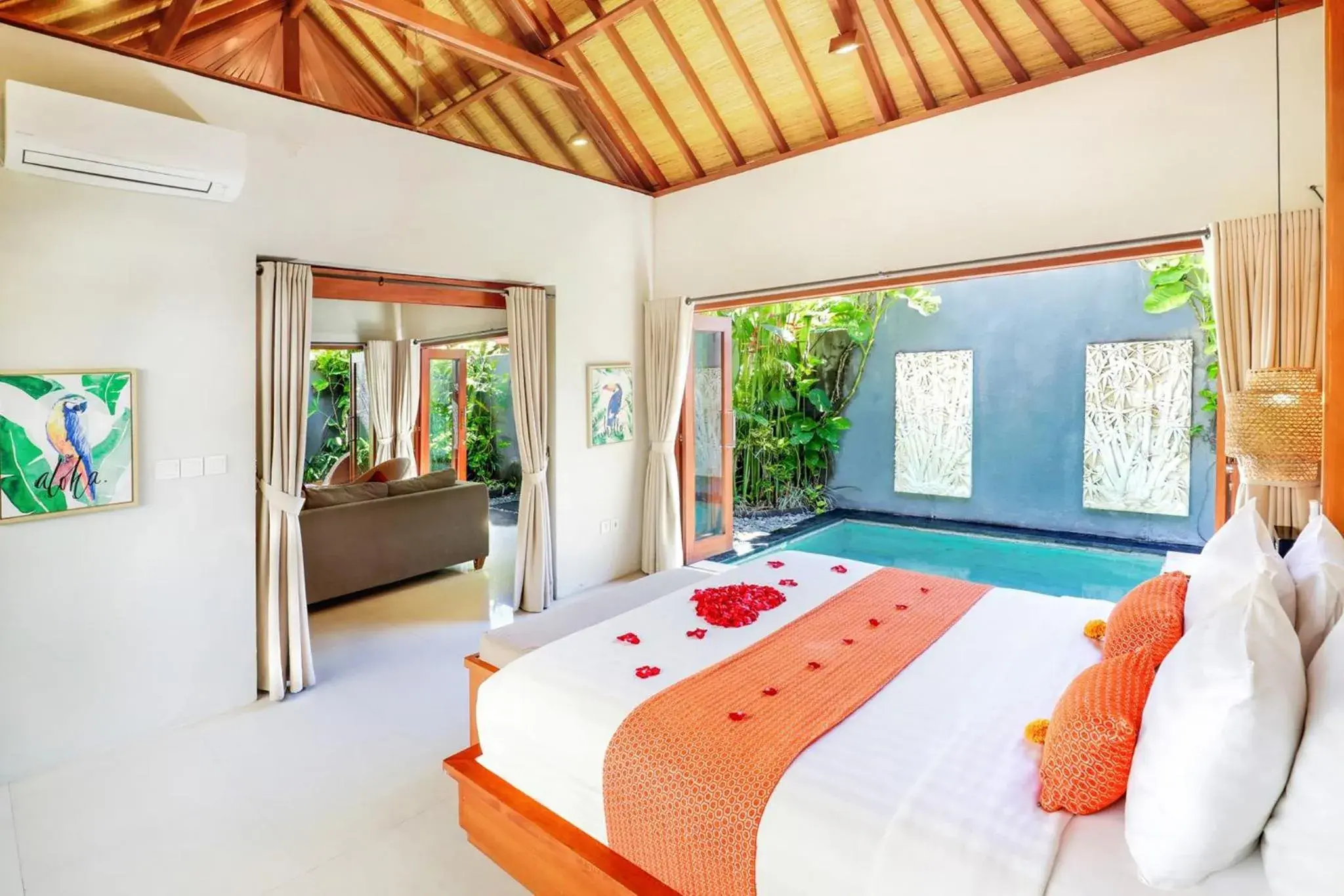 Bedroom in Seminyak Sanctuary Villa by Ini Vie Hospitality