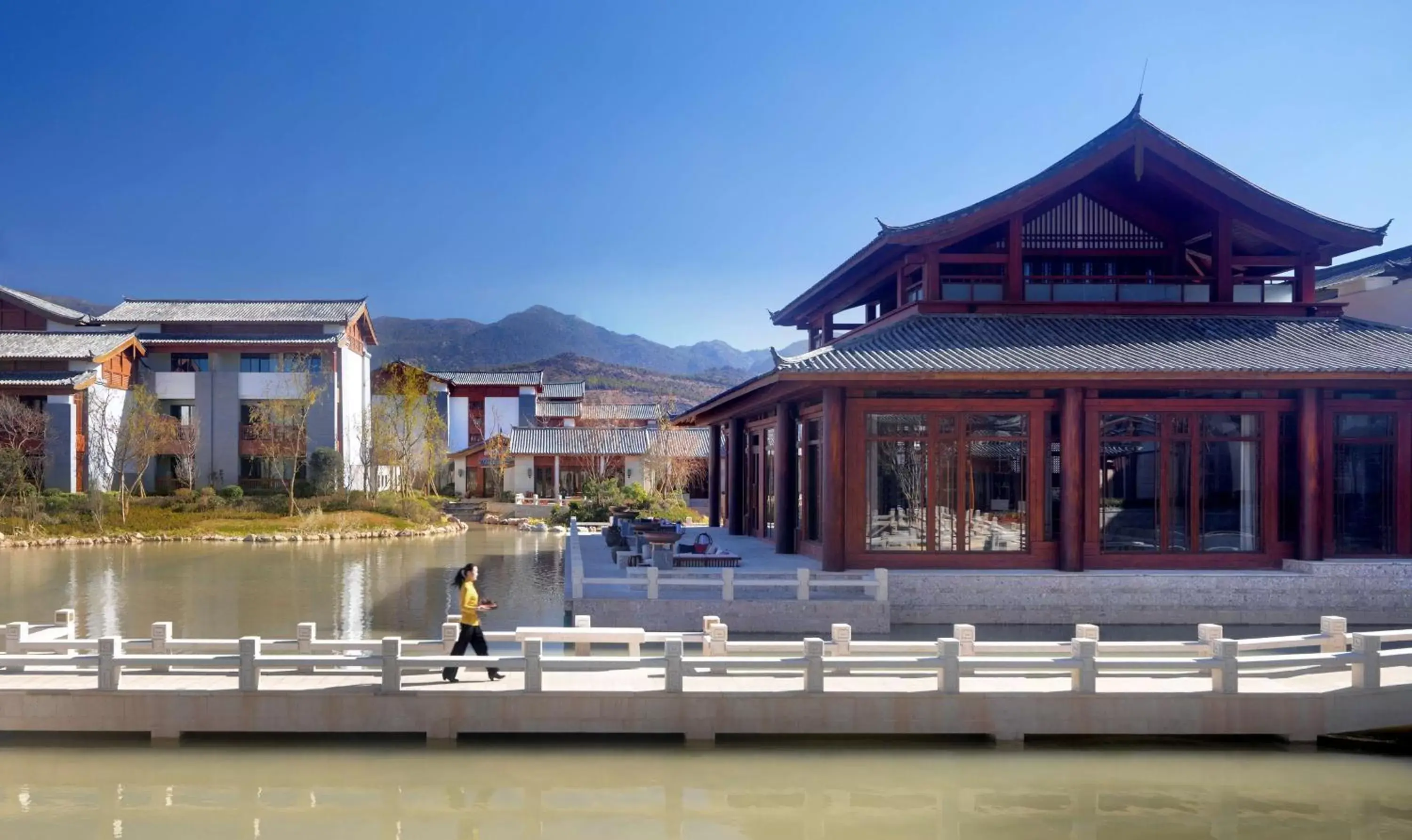 Lobby or reception, Property Building in Jinmao Hotel Lijiang, the Unbound Collection by Hyatt