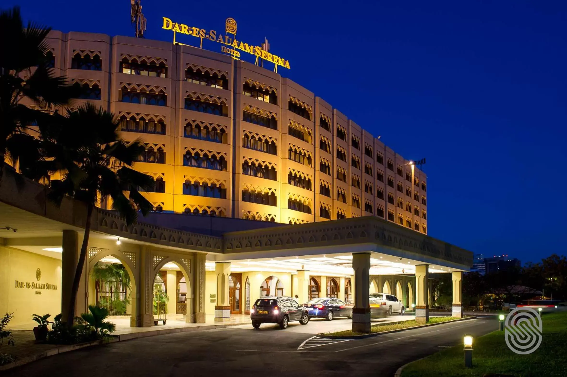 Facade/entrance in Dar es Salaam Serena Hotel