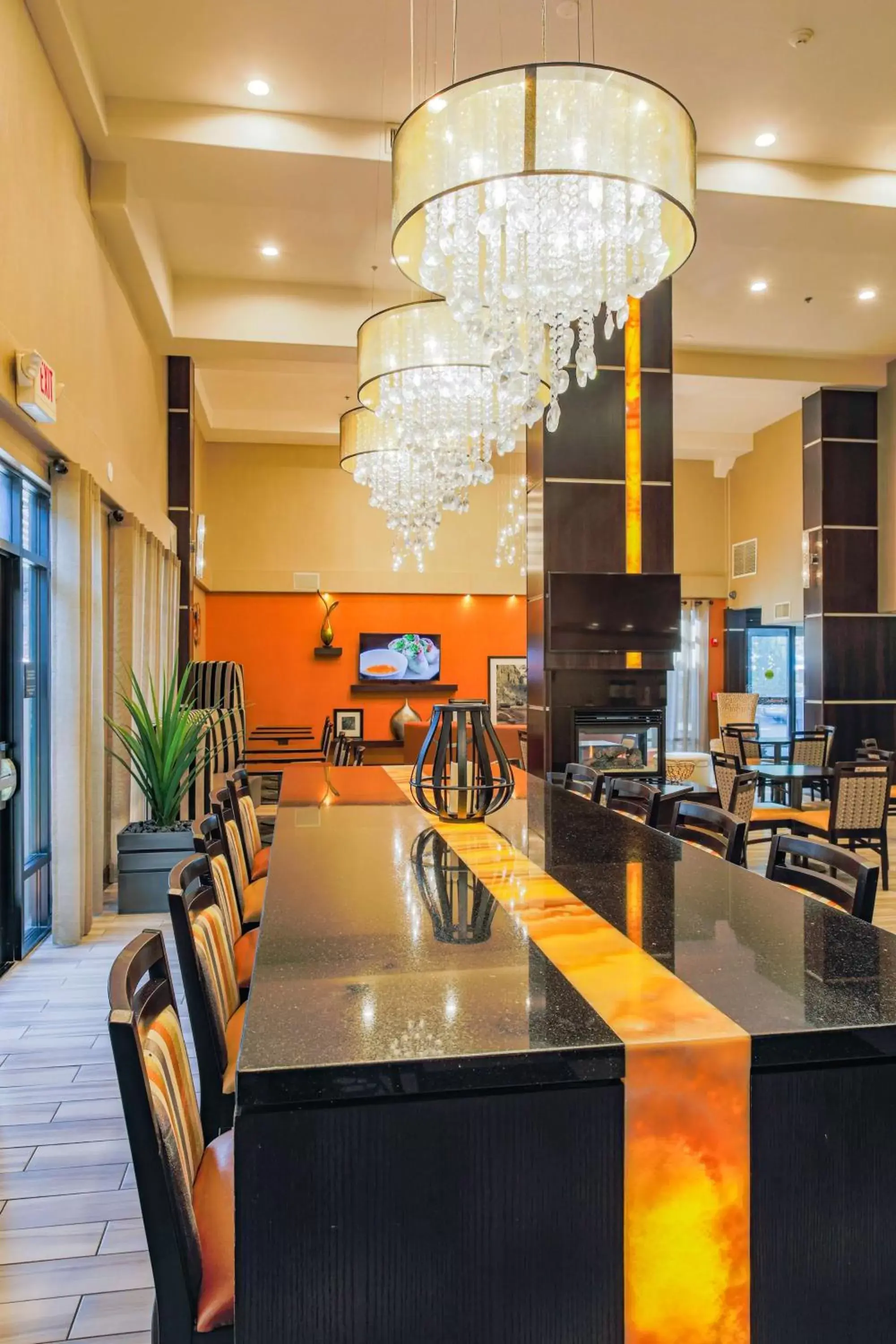 Lobby or reception, Restaurant/Places to Eat in Hampton Inn Prescott