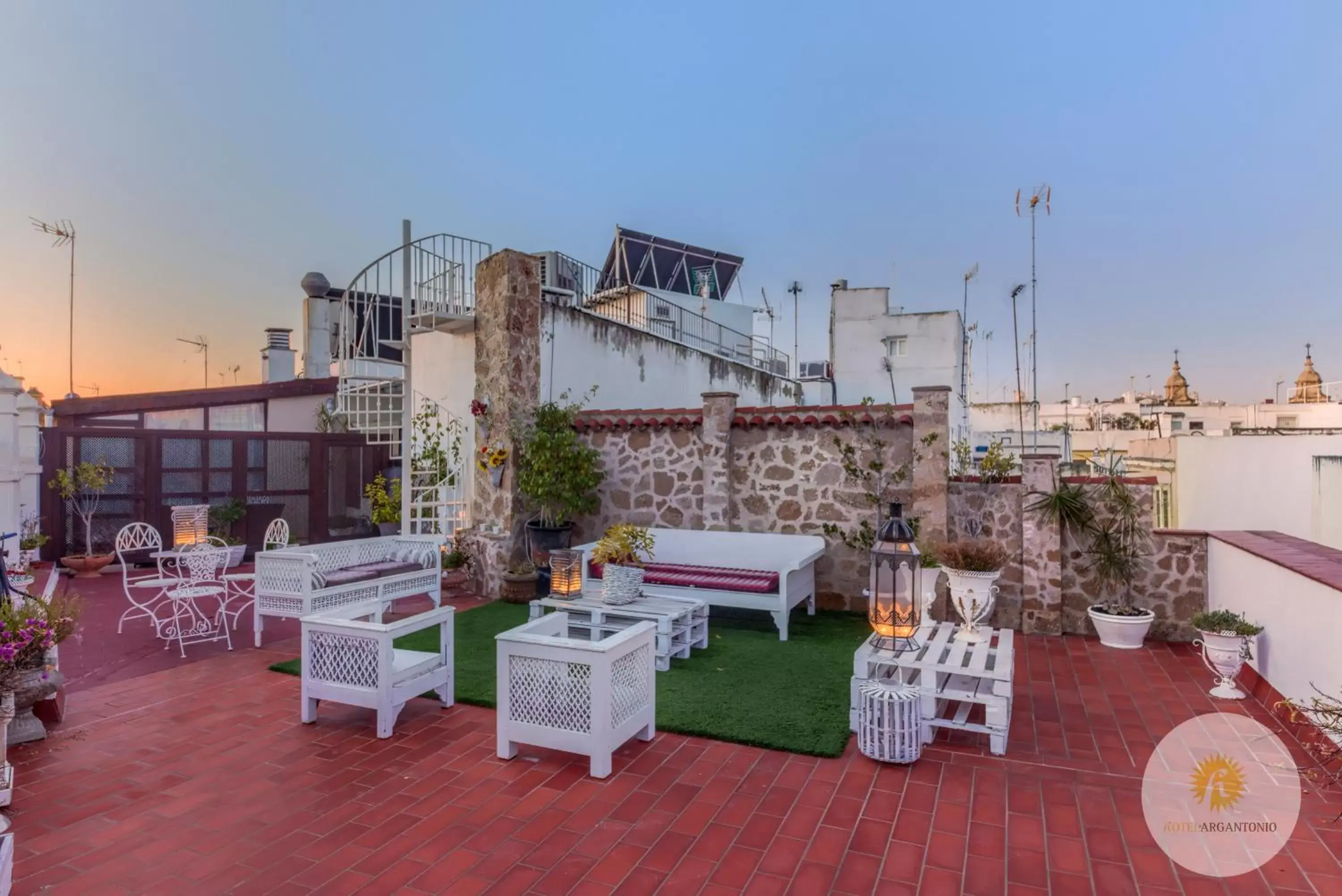 Balcony/Terrace in Hotel Argantonio