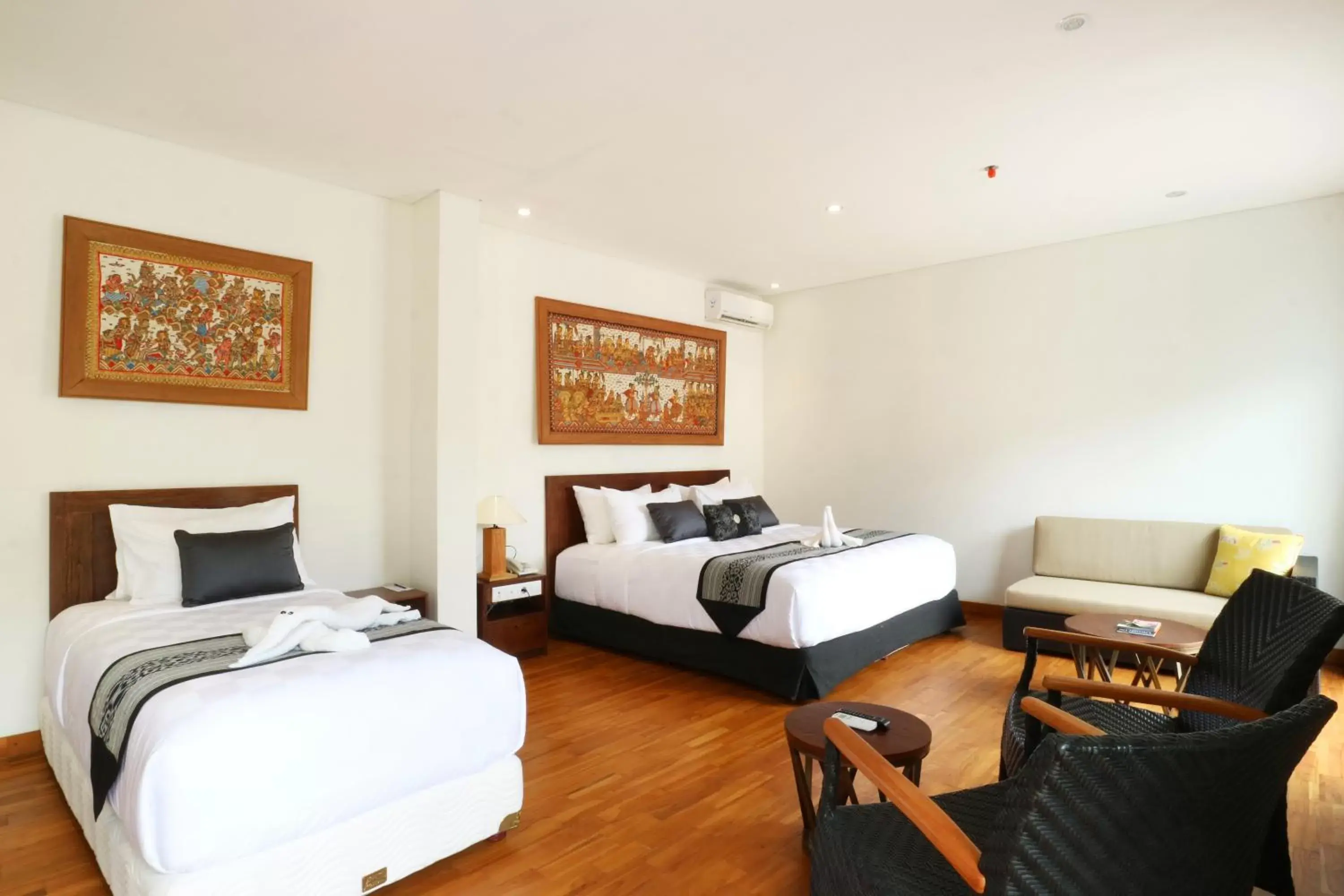 Bed in Hotel Puriartha Ubud - CHSE Certified