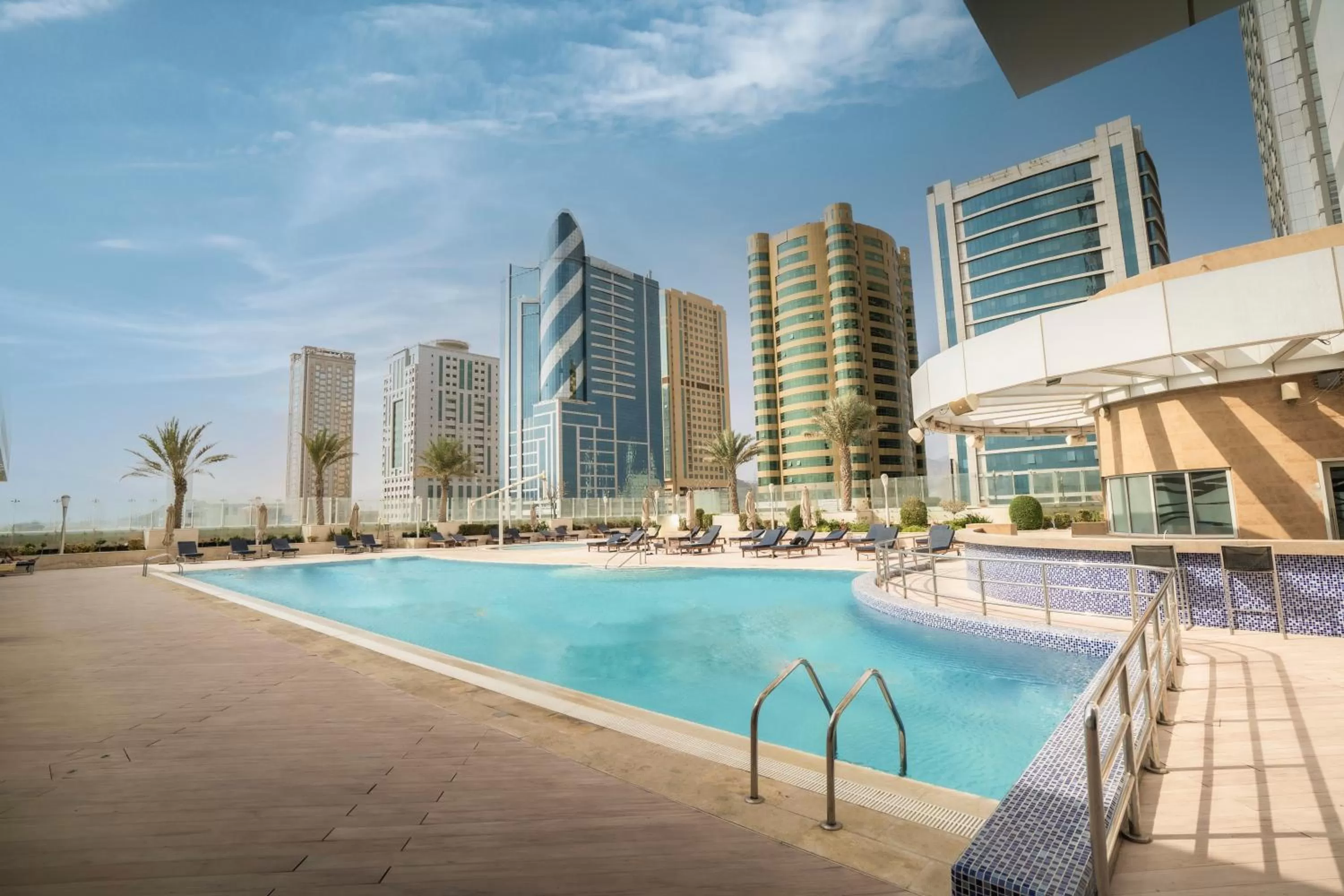 Pool view in Ibis Fujairah