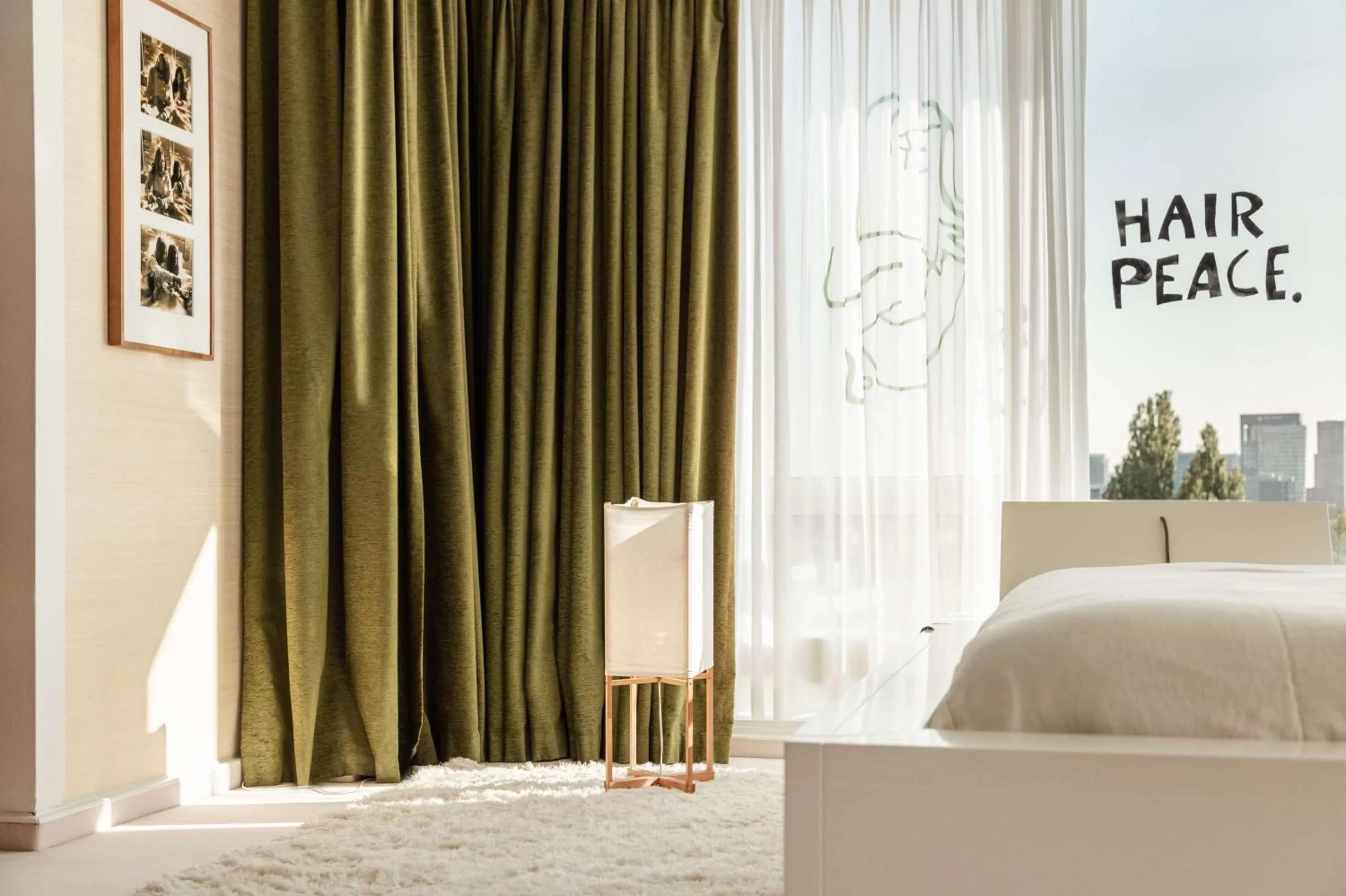 Bed in Hilton Amsterdam