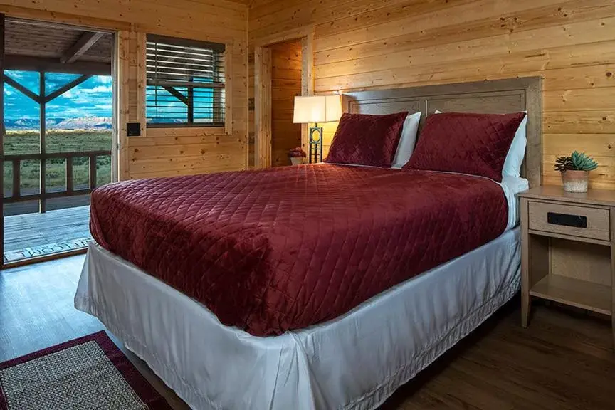 Photo of the whole room, Bed in Cabins at Grand Canyon West