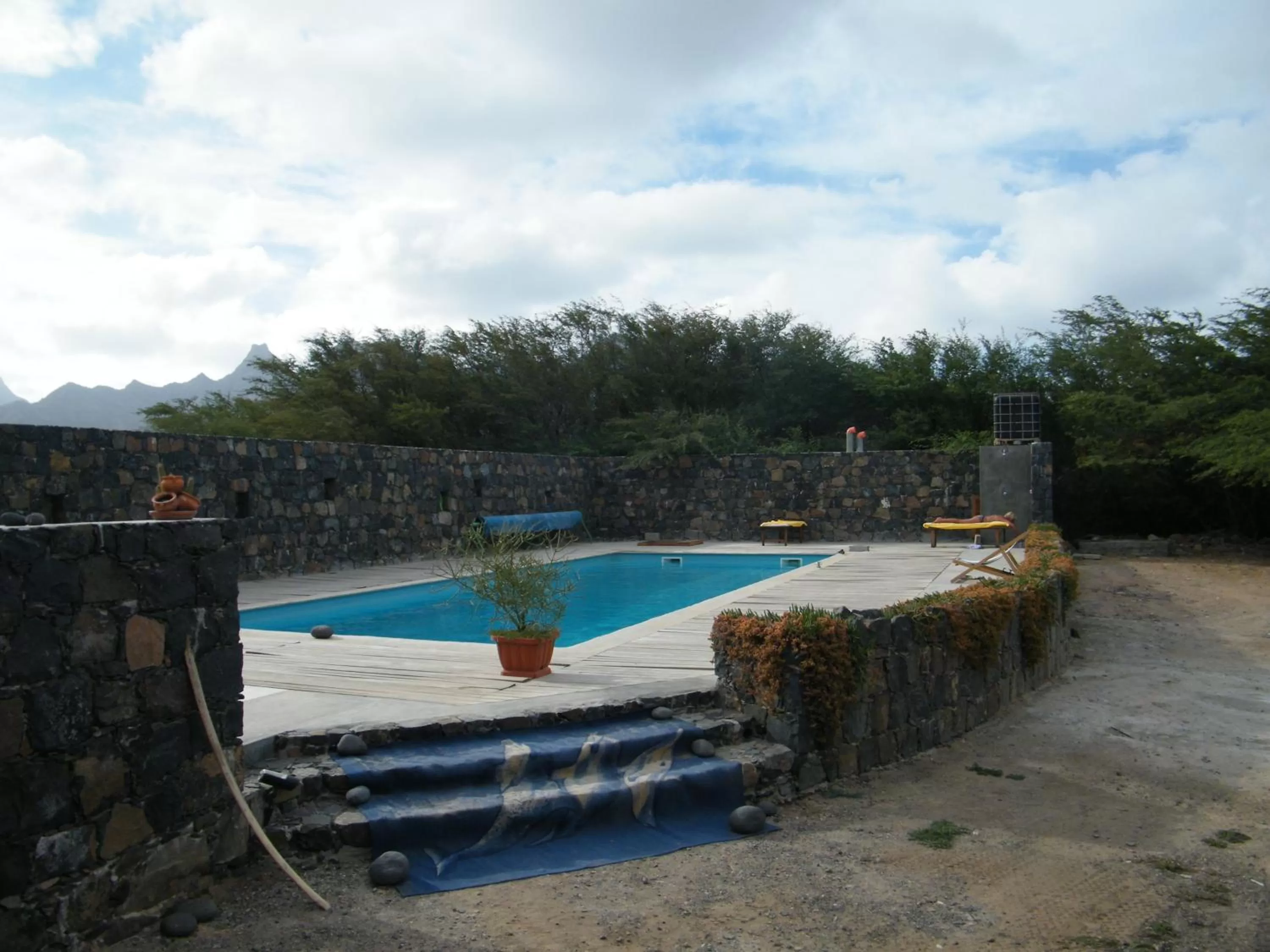 Swimming pool in Villa Morabeza Guest House
