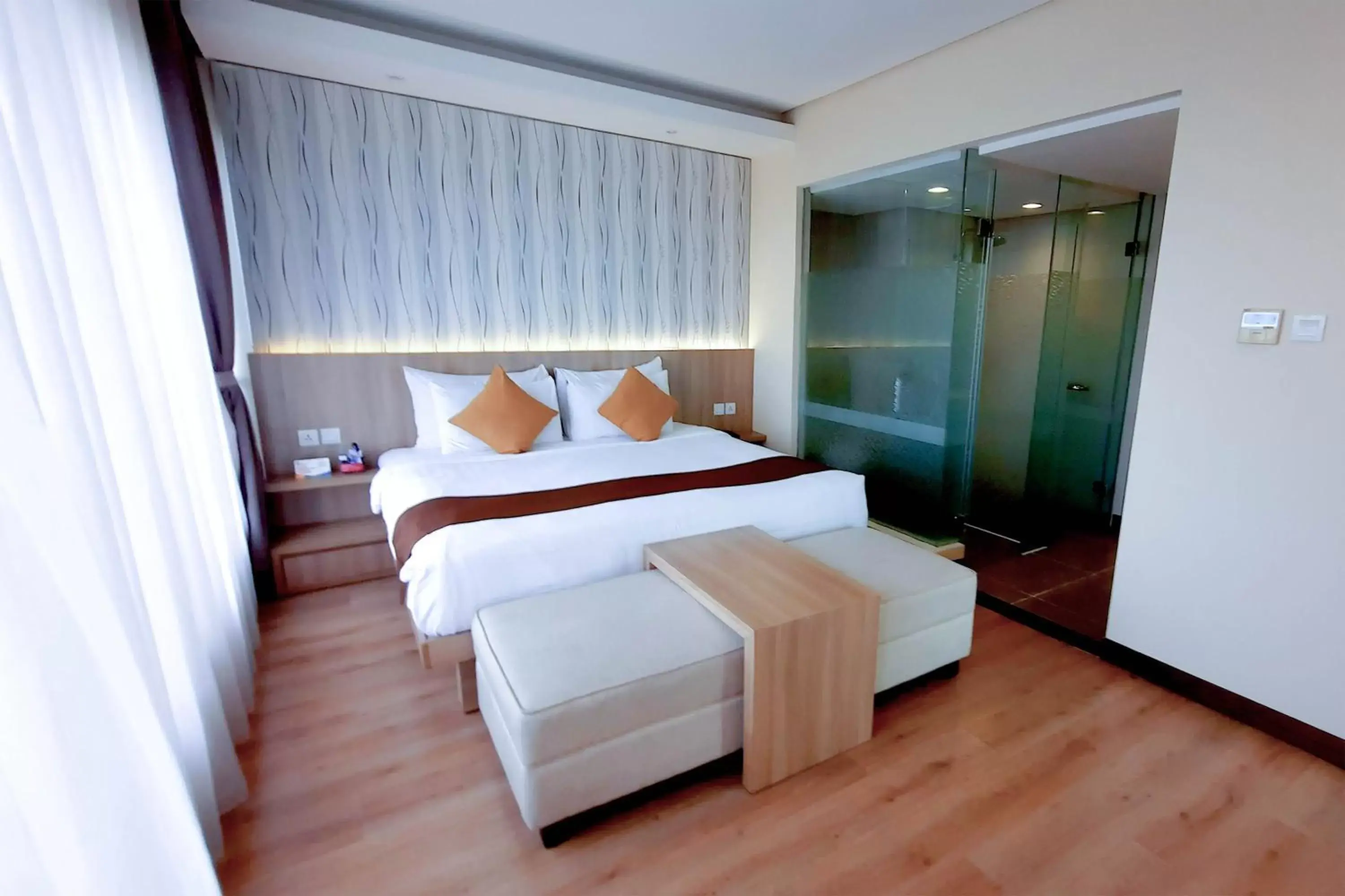 Bed in Vasaka Hotel Jakarta ex Teraskita Managed by Dafam