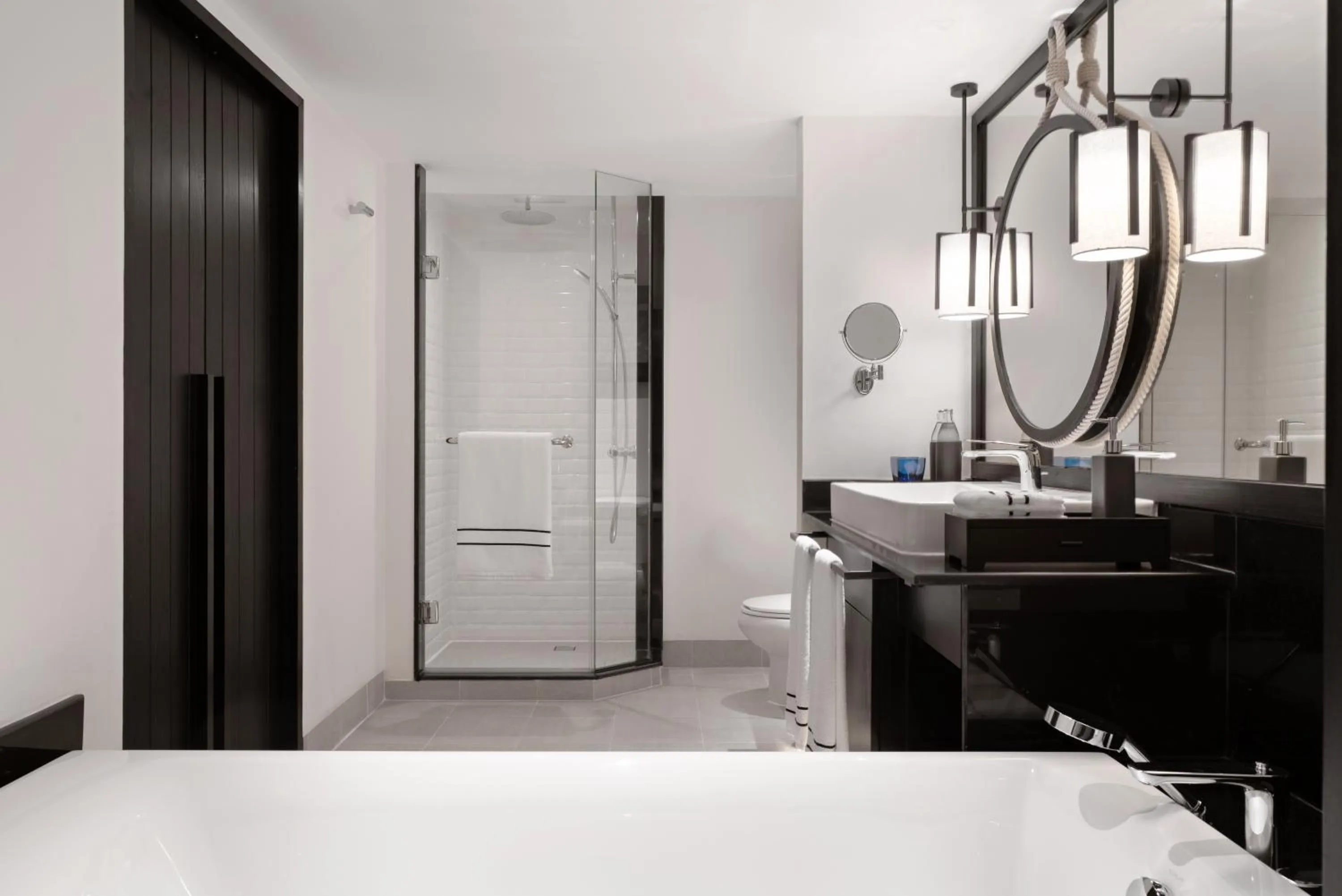 Bathroom, Bed in Melia Koh Samui