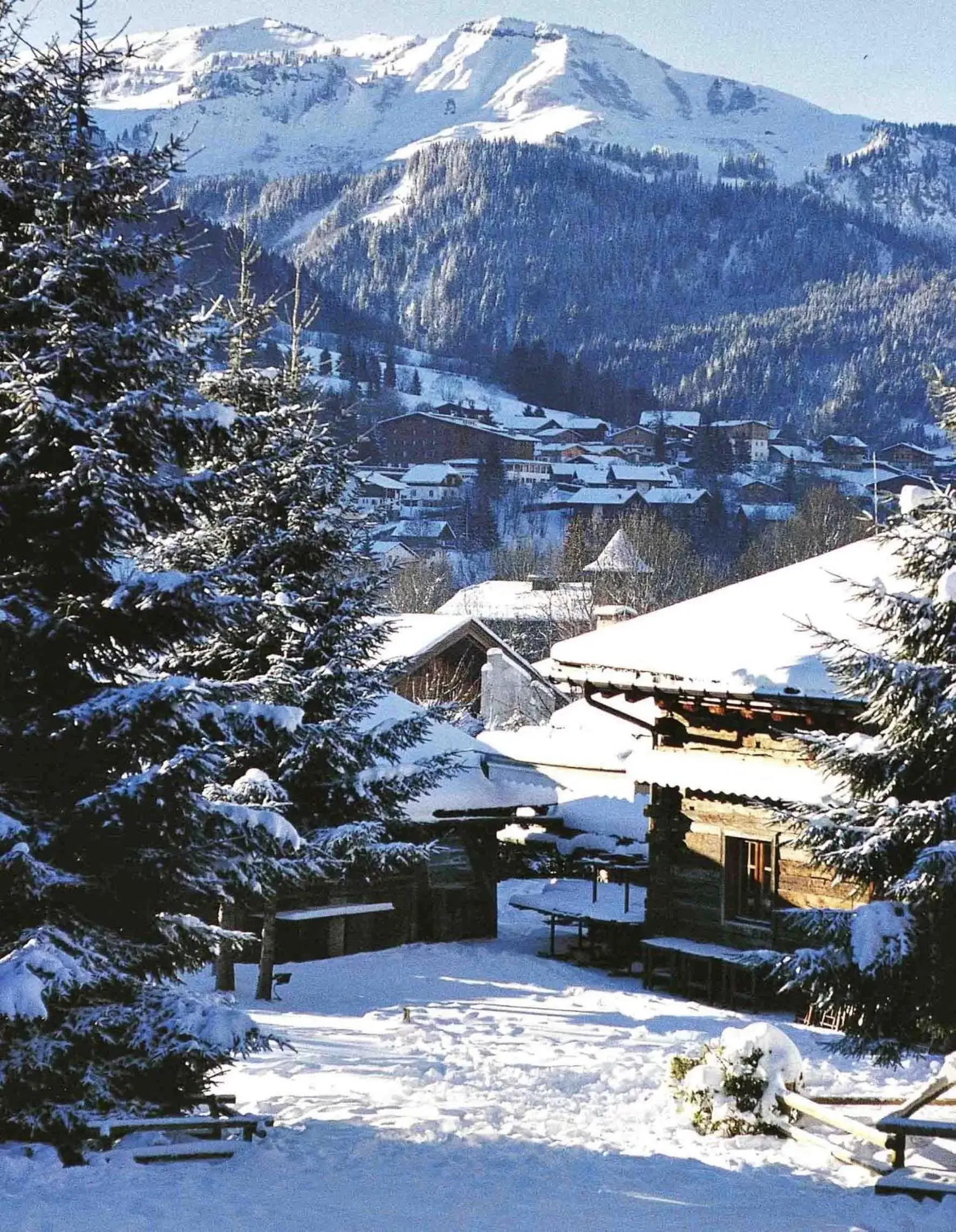 Area and facilities, Winter in Les Fermes de Marie