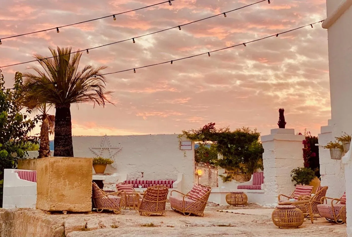 Sunset in Masseria Torre Coccaro