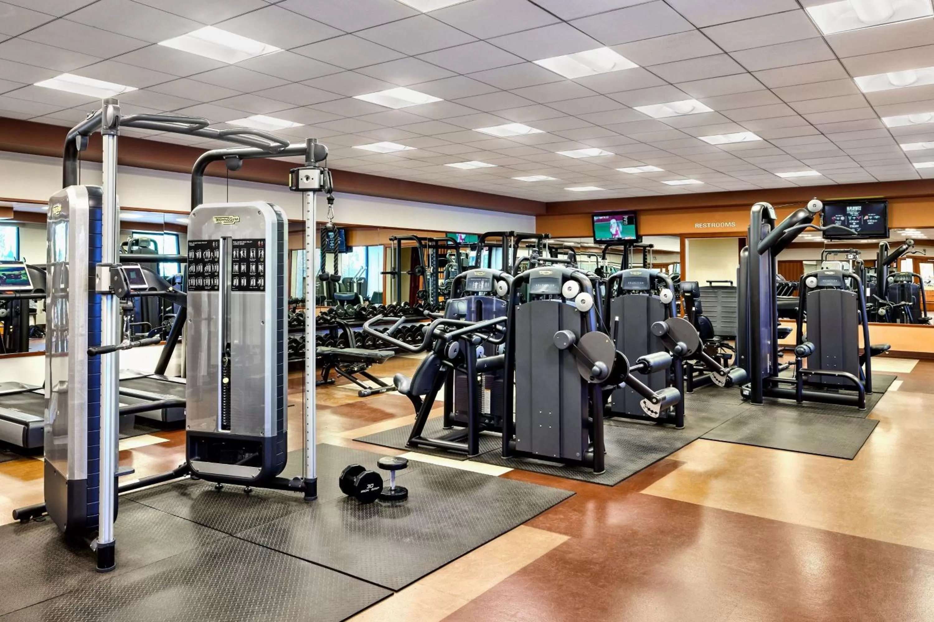 Fitness centre/facilities in JW Marriott Desert Springs Resort & Spa