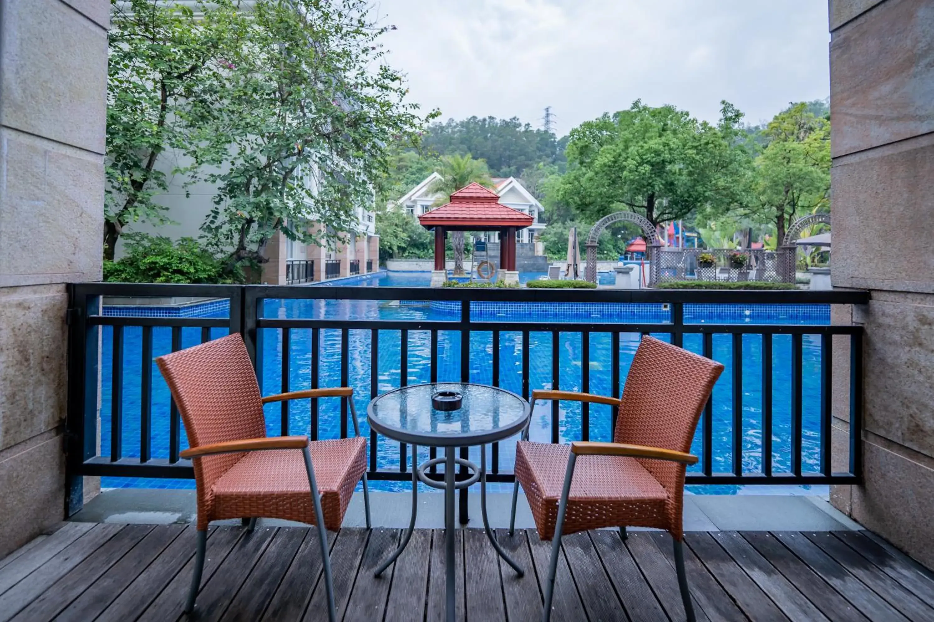 Balcony/Terrace in Goodview Hotel Sangem Tangxia