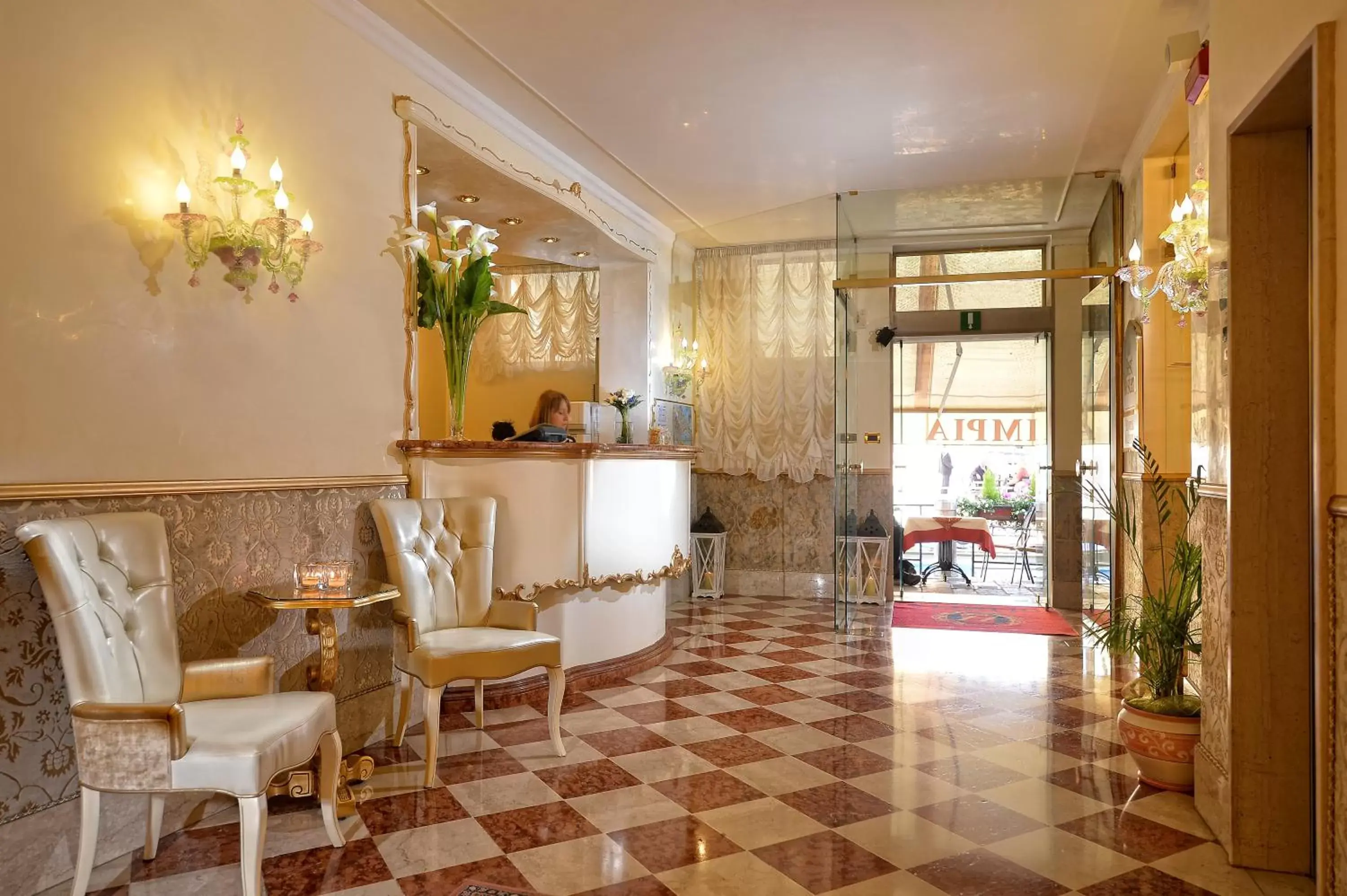 Lobby or reception, Restaurant/Places to Eat in Hotel Olimpia Venice, BW Signature Collection