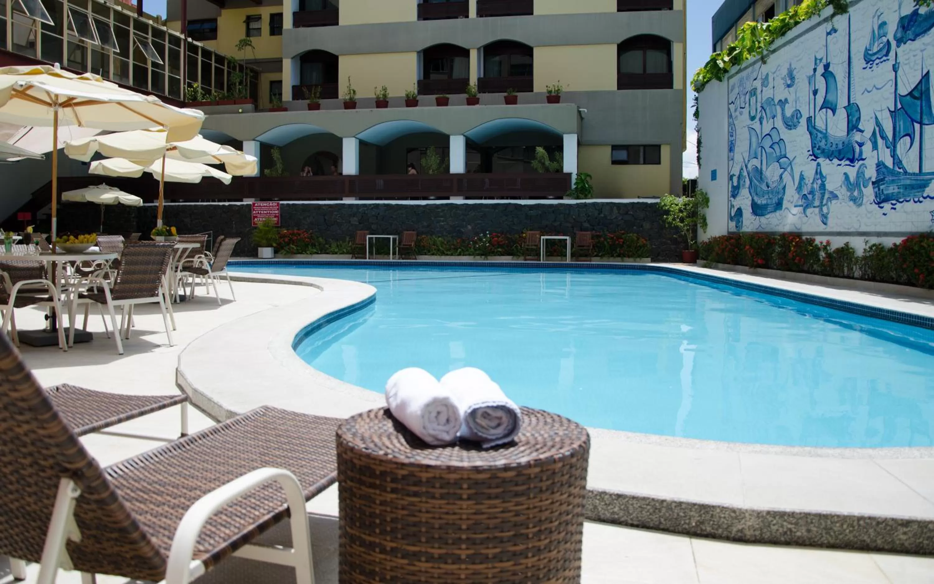 Swimming pool in Grande Hotel da Barra