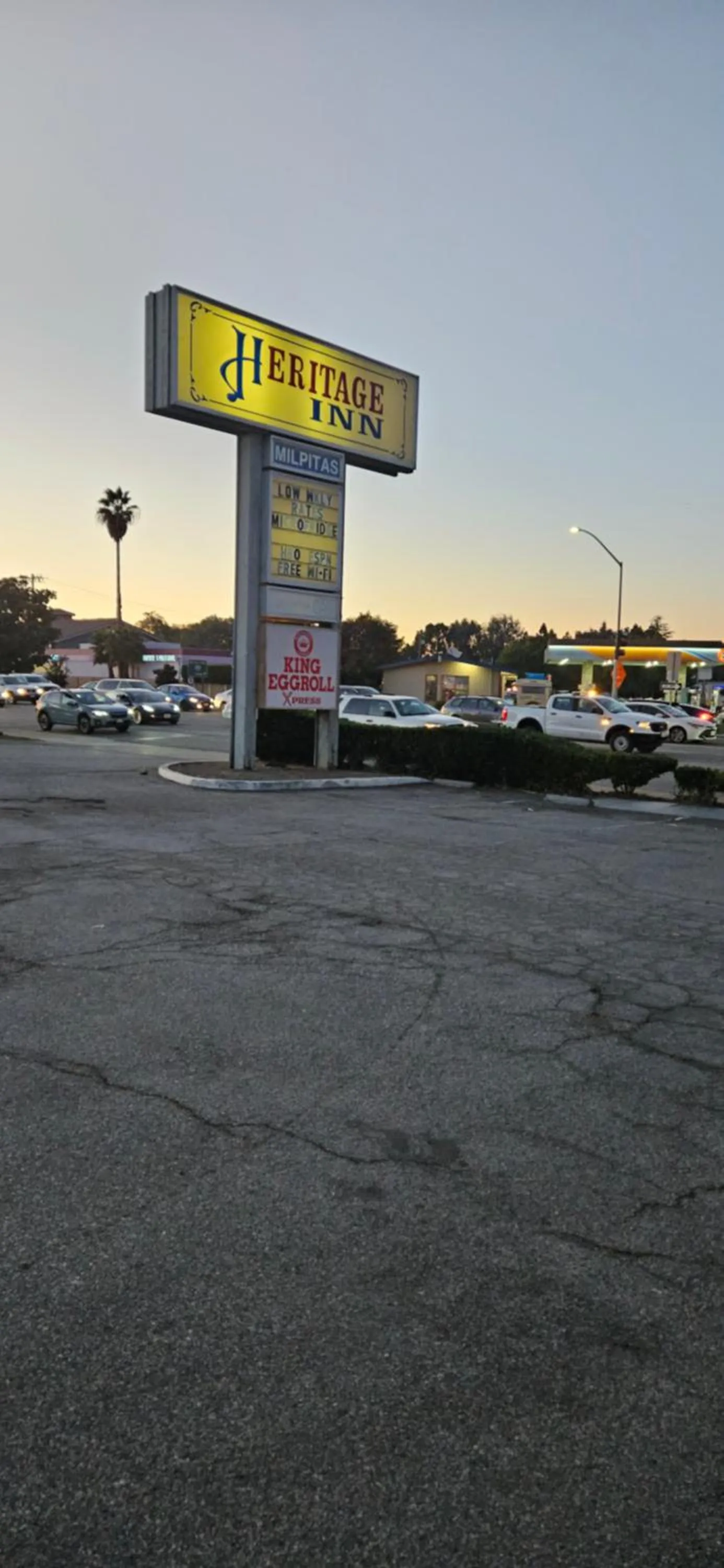 Property logo or sign in Heritage Inn - Milpitas