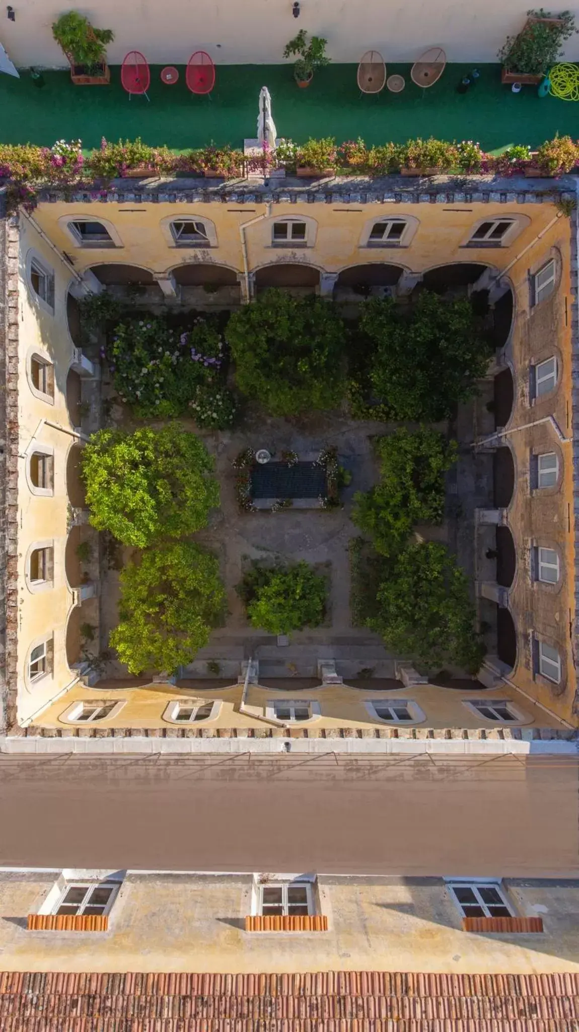 Bird's eye view in Relais Il Chiostro