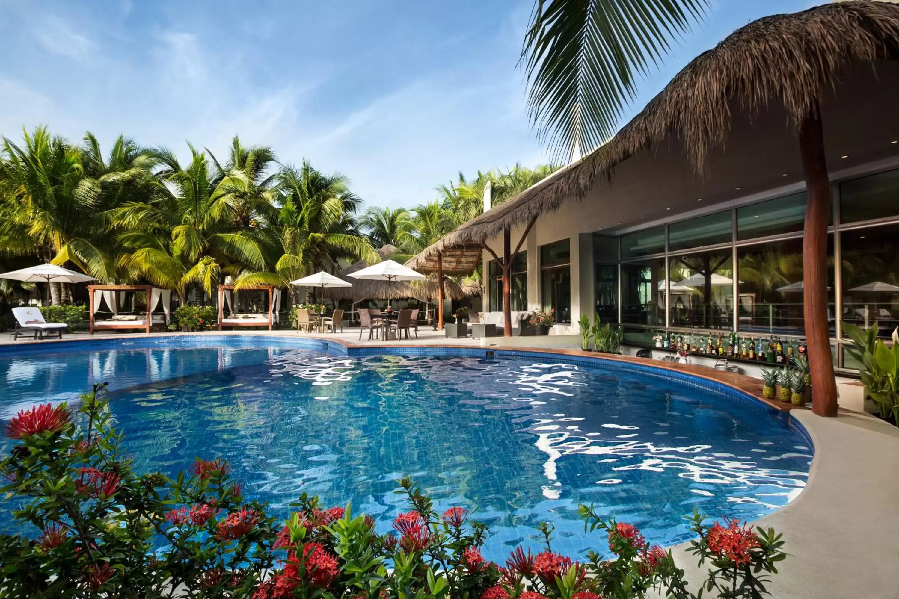Swimming Pool in El Dorado Maroma, Gourmet All Inclusive by Karisma