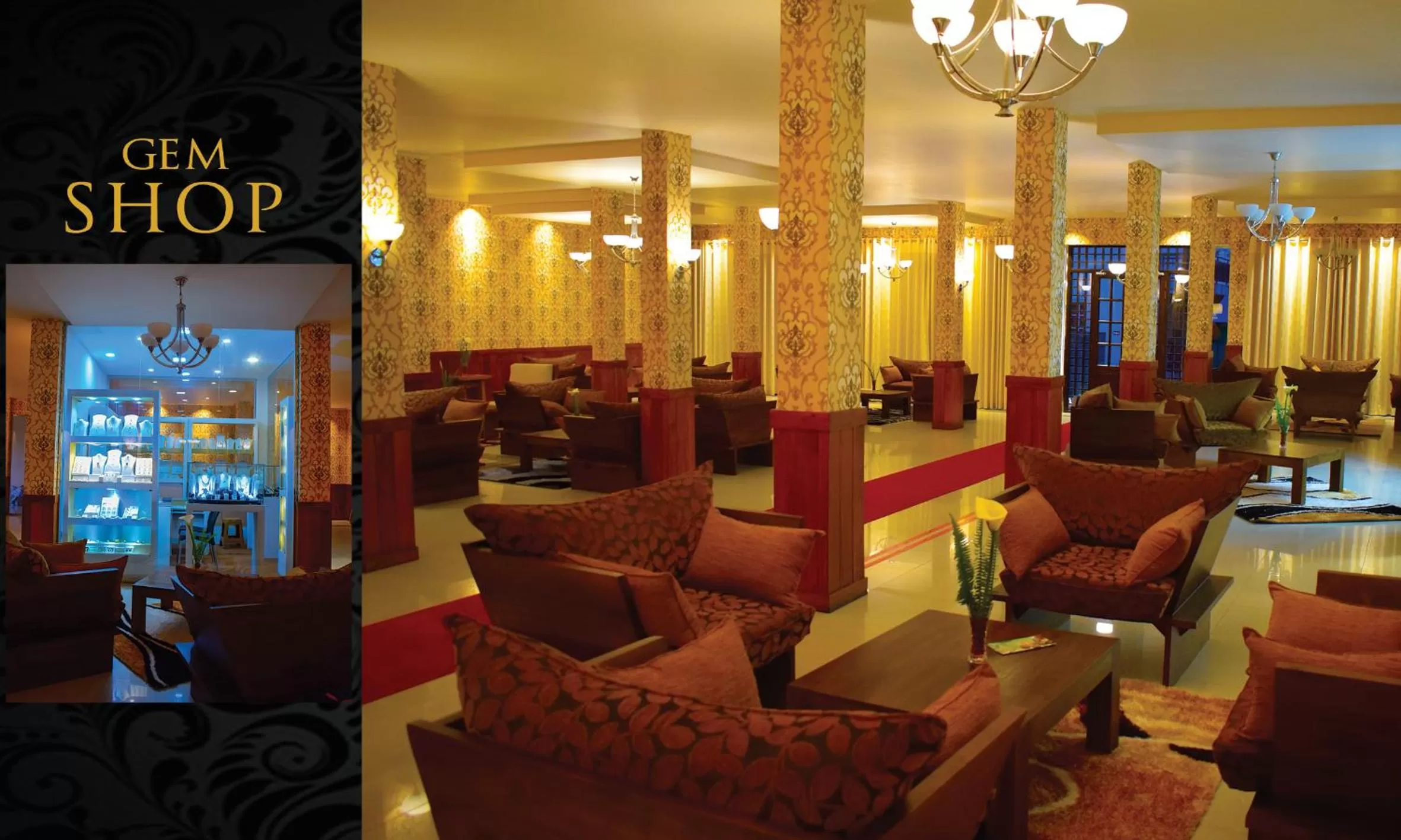 Lobby or reception in The Queensburry City Hotel