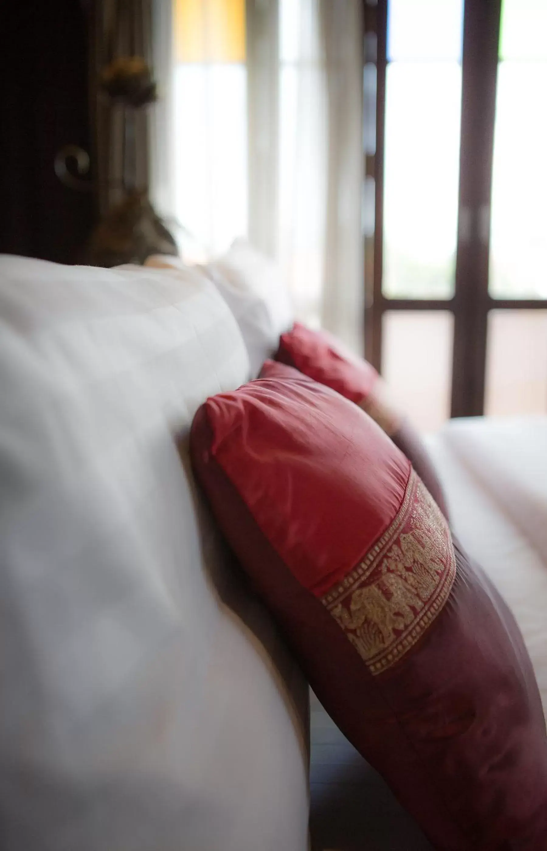 Bed in Singha Montra Lanna Boutique Style Hotel
