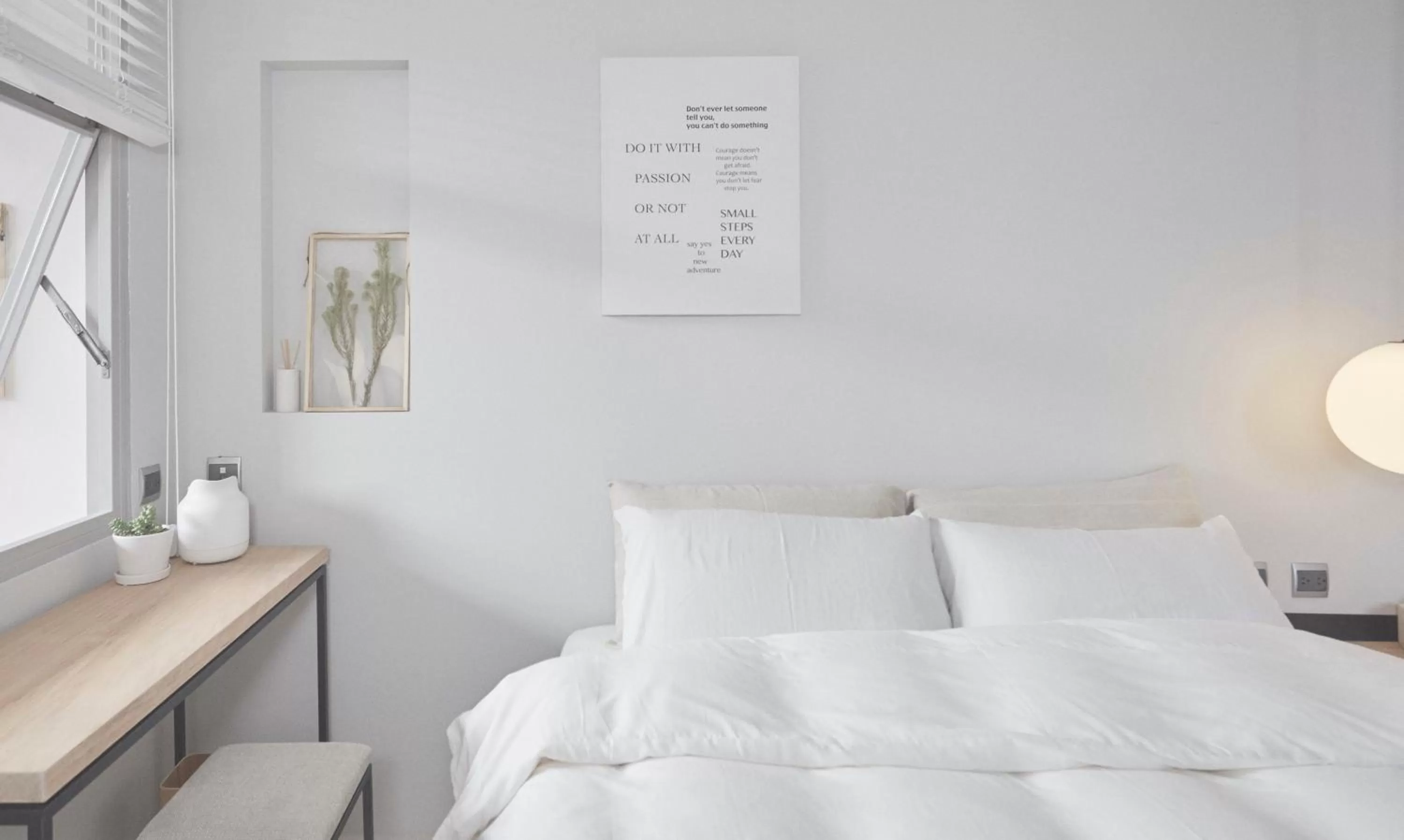 Decorative detail, Bed in The Door Inn
