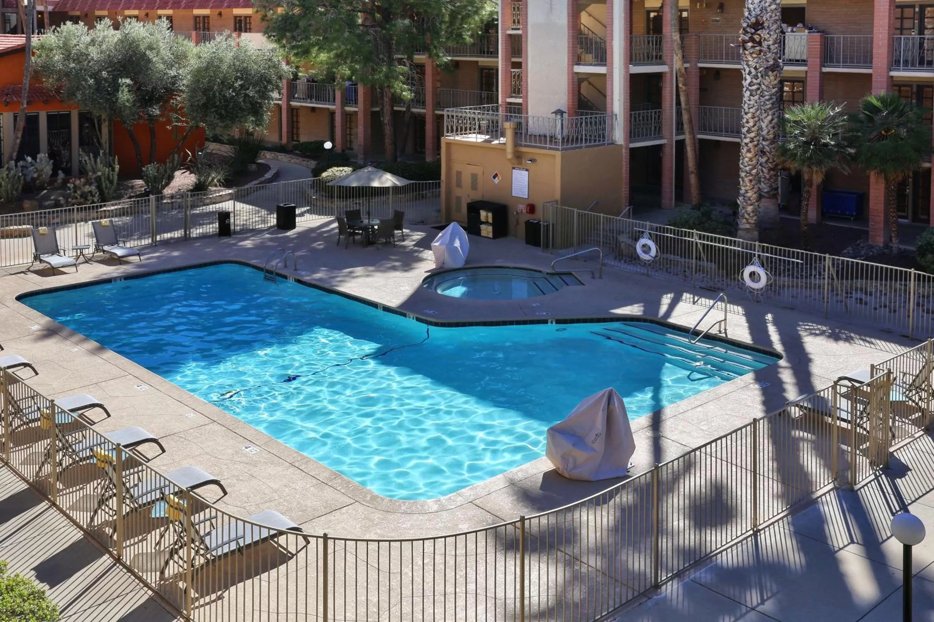 Pool view in DoubleTree Suites by Hilton Tucson Airport