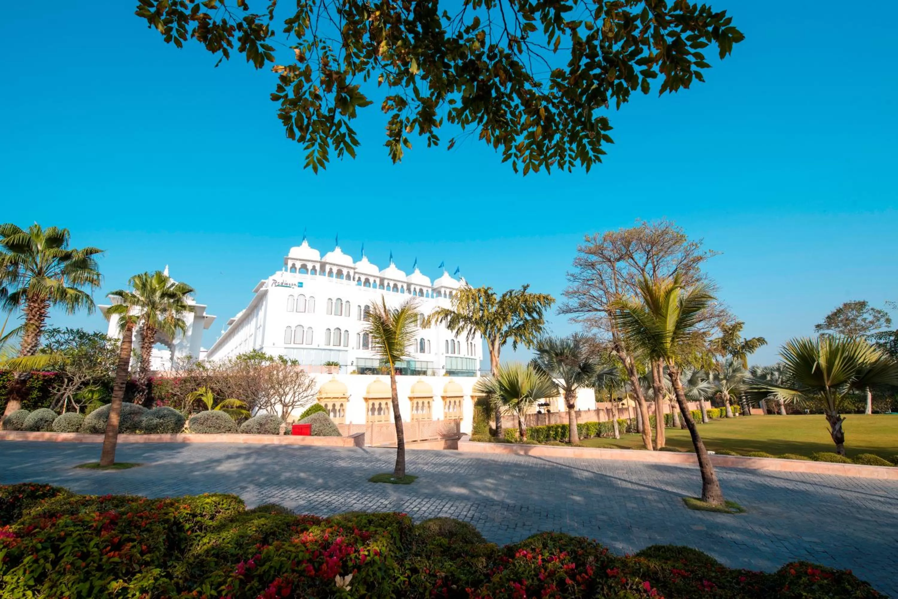 Property building in Radisson Blu Udaipur Palace Resort & Spa