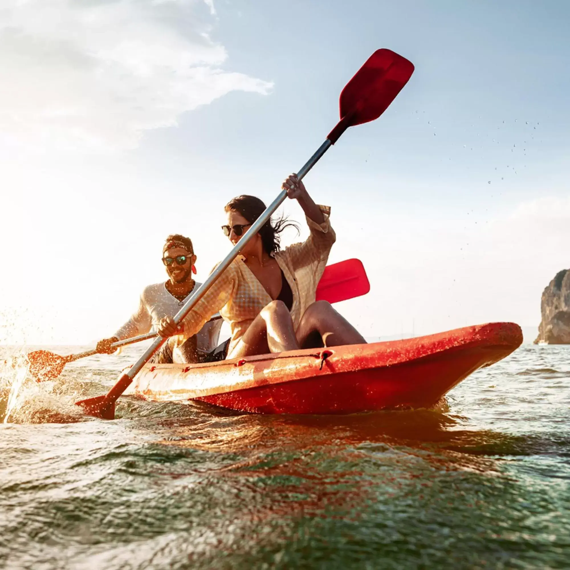 Activities, Canoeing in Mirage Bab Al Bahr Beach Hotel