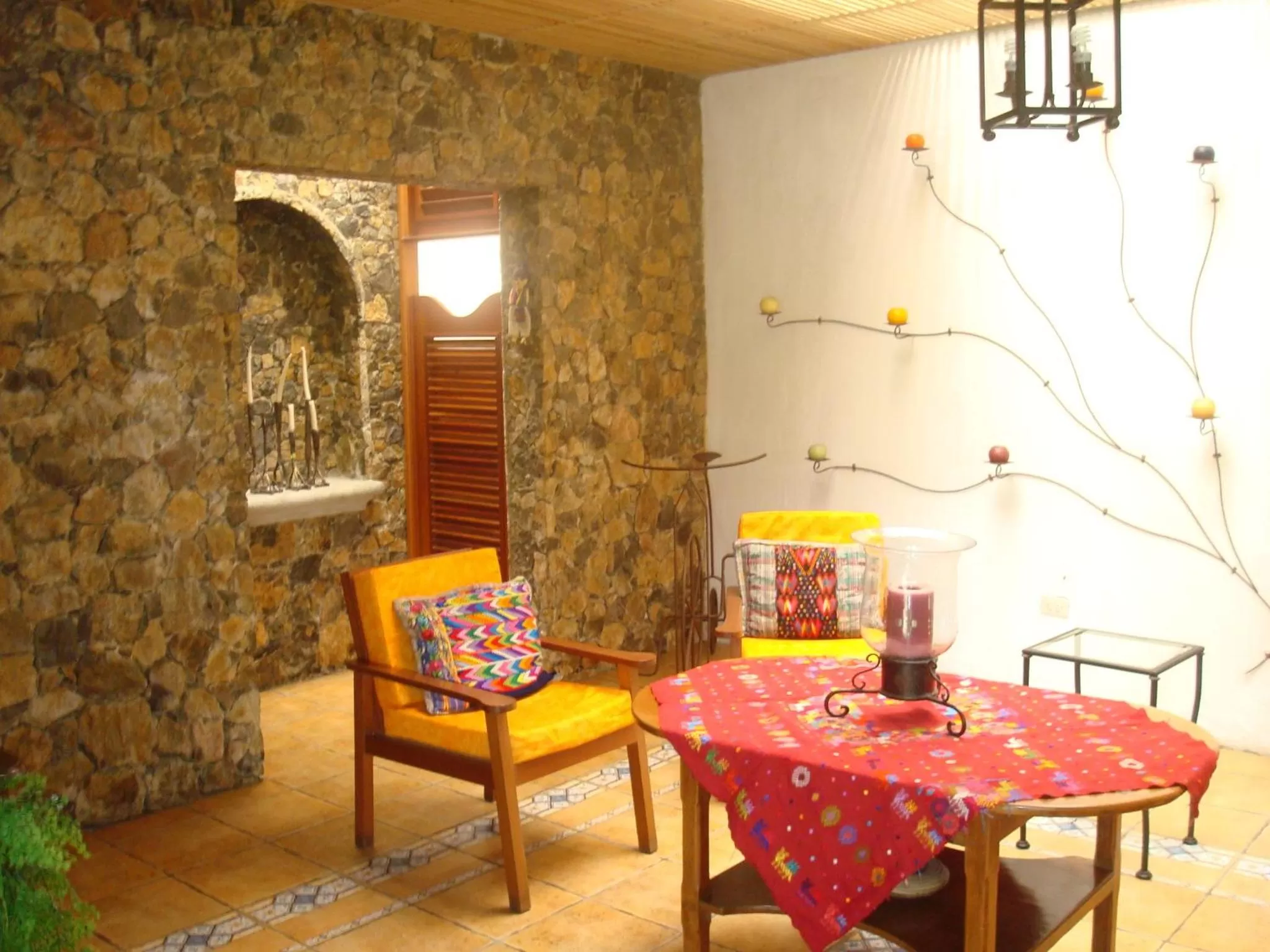 Seating area in Hotel Casa Duranta