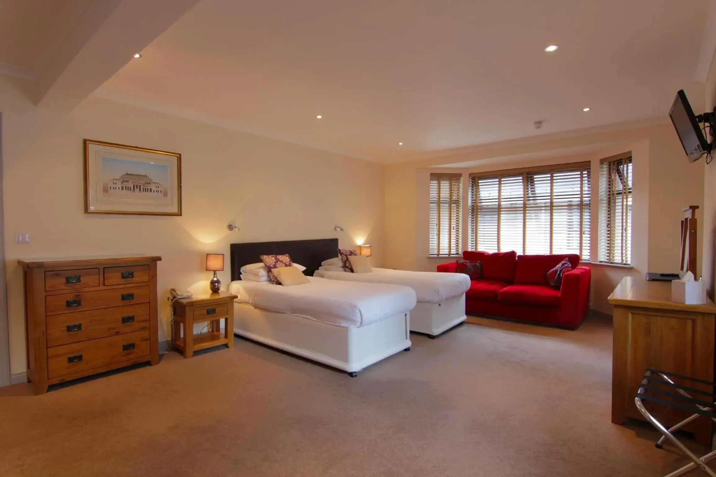 Bedroom, Seating Area in Craigmonie Hotel Inverness by Compass Hospitality
