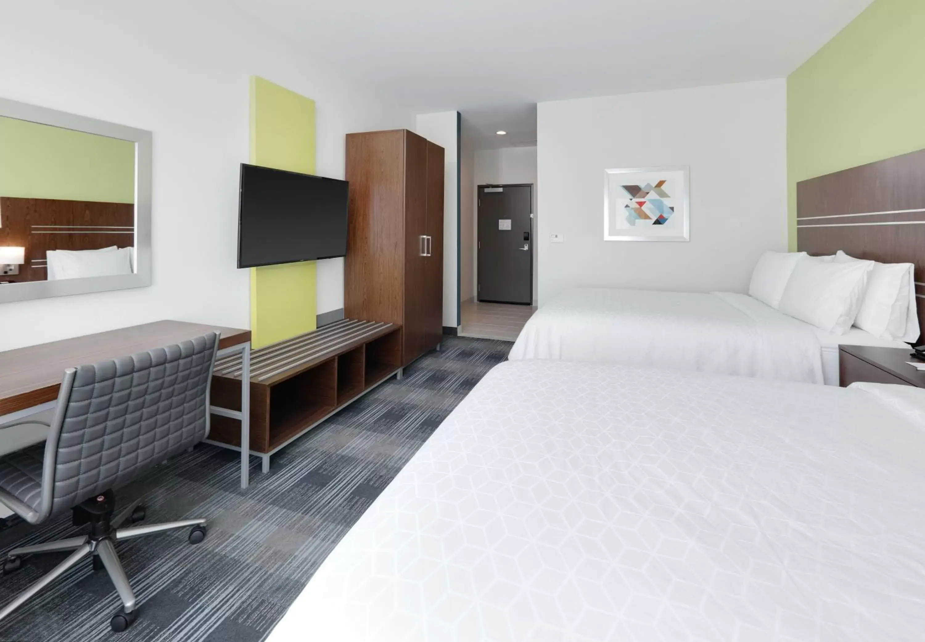 Photo of the whole room, Bed in Holiday Inn Express & Suites - Farmers Branch, an IHG Hotel