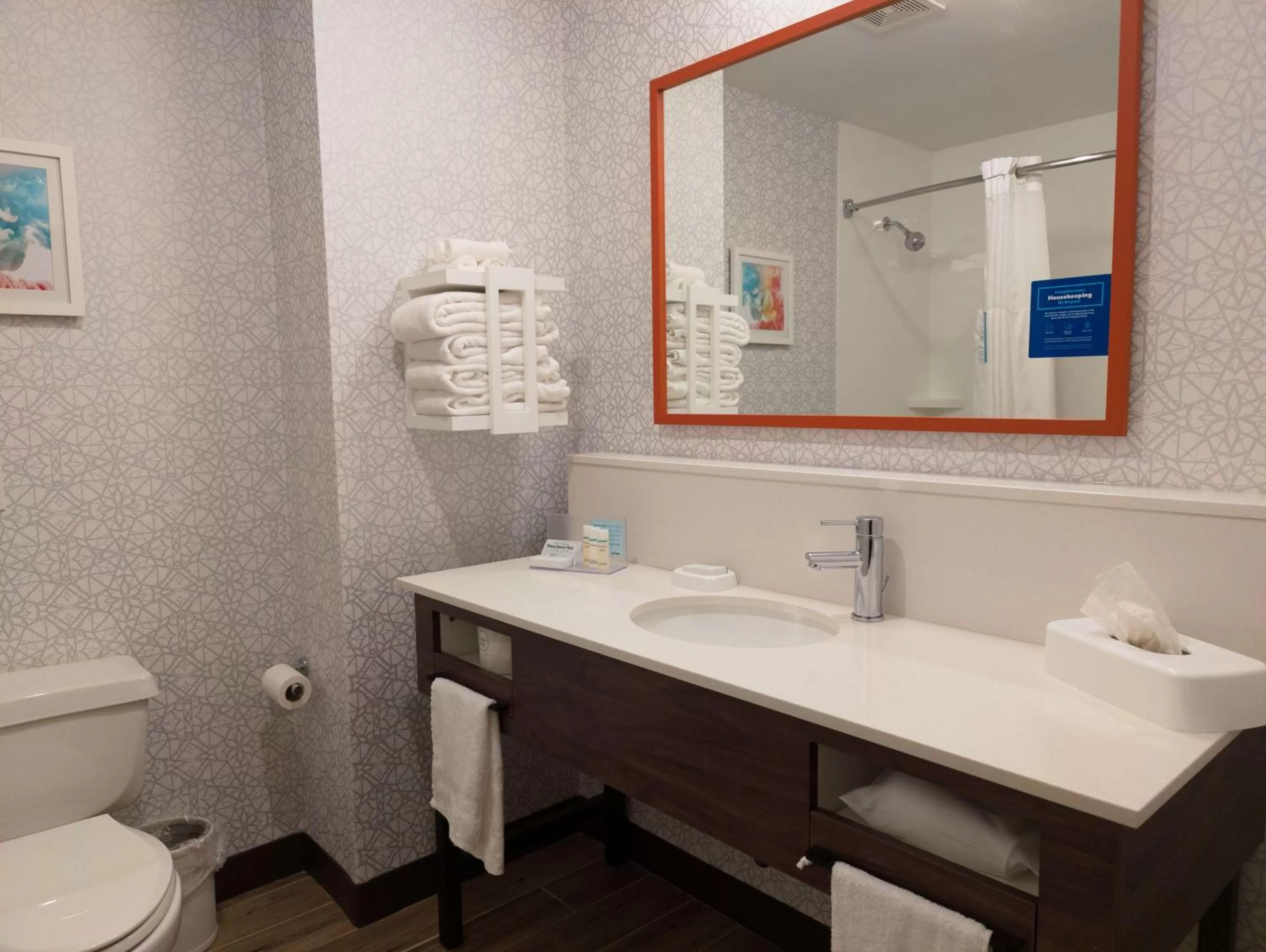 Bathroom in Hampton Inn Atlanta/Peachtree City