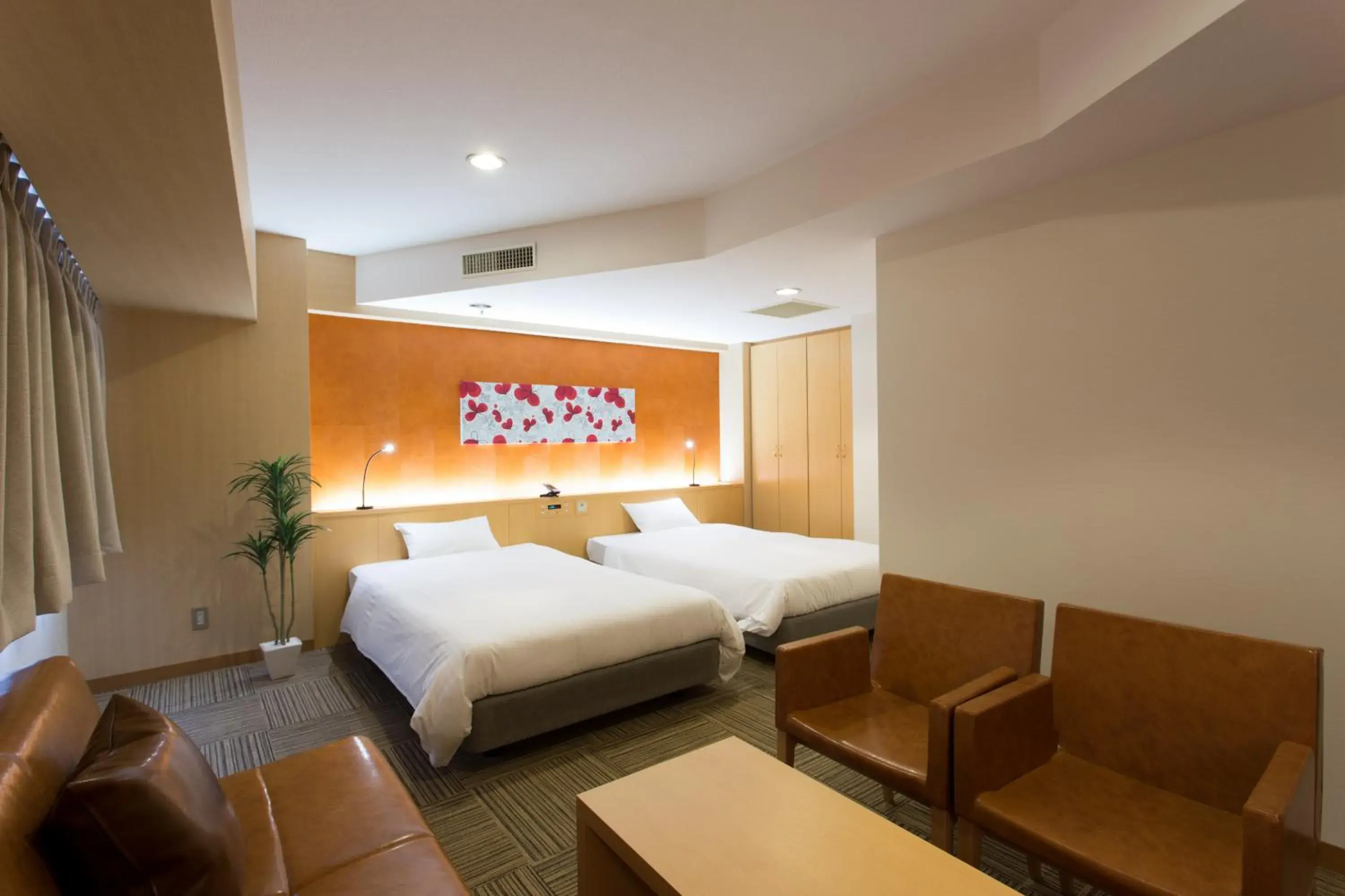 Photo of the whole room, Bed in Fukuoka Toei Hotel