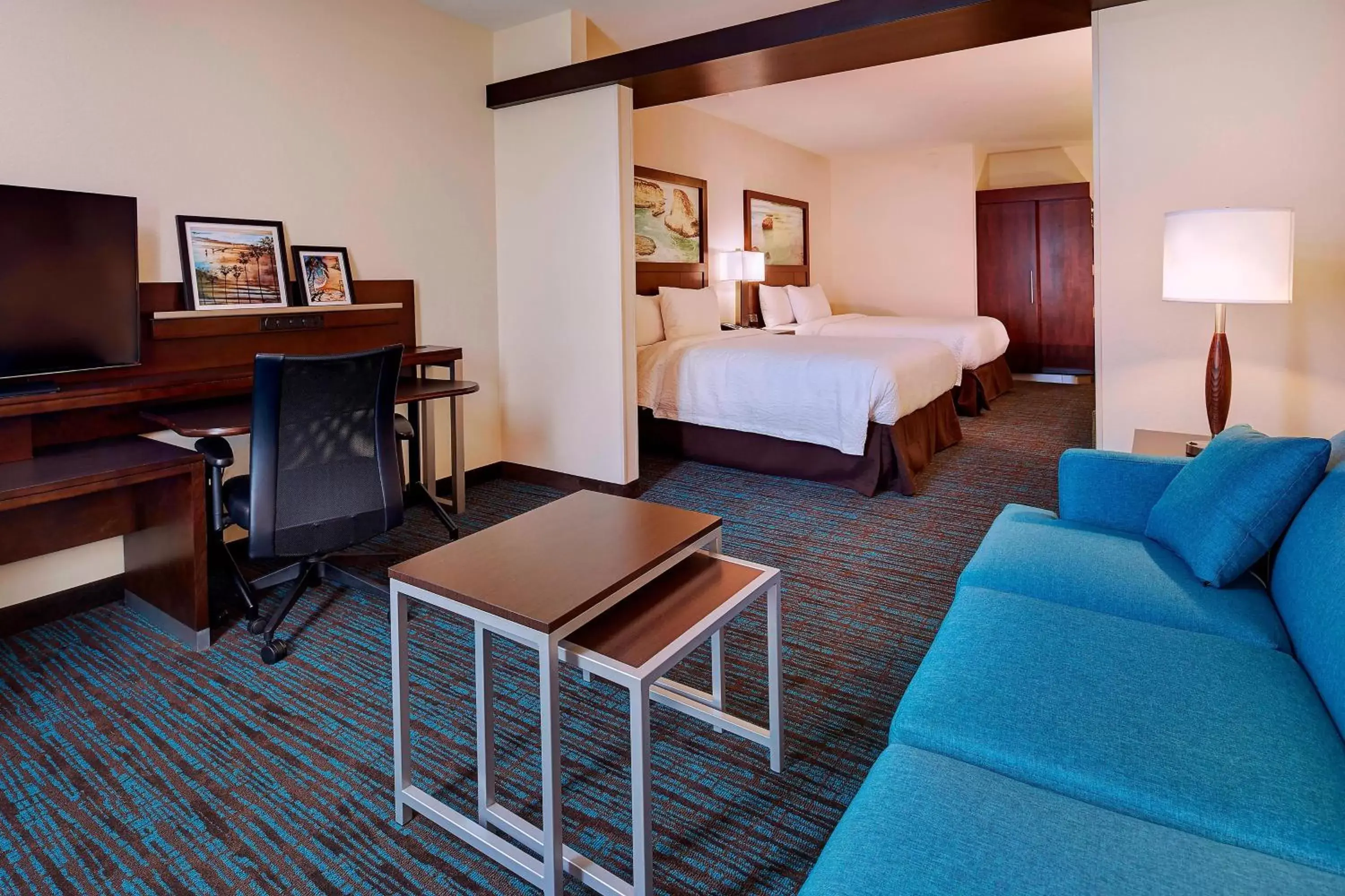 Bedroom, Bed in Fairfield Inn & Suites by Marriott San Diego Carlsbad