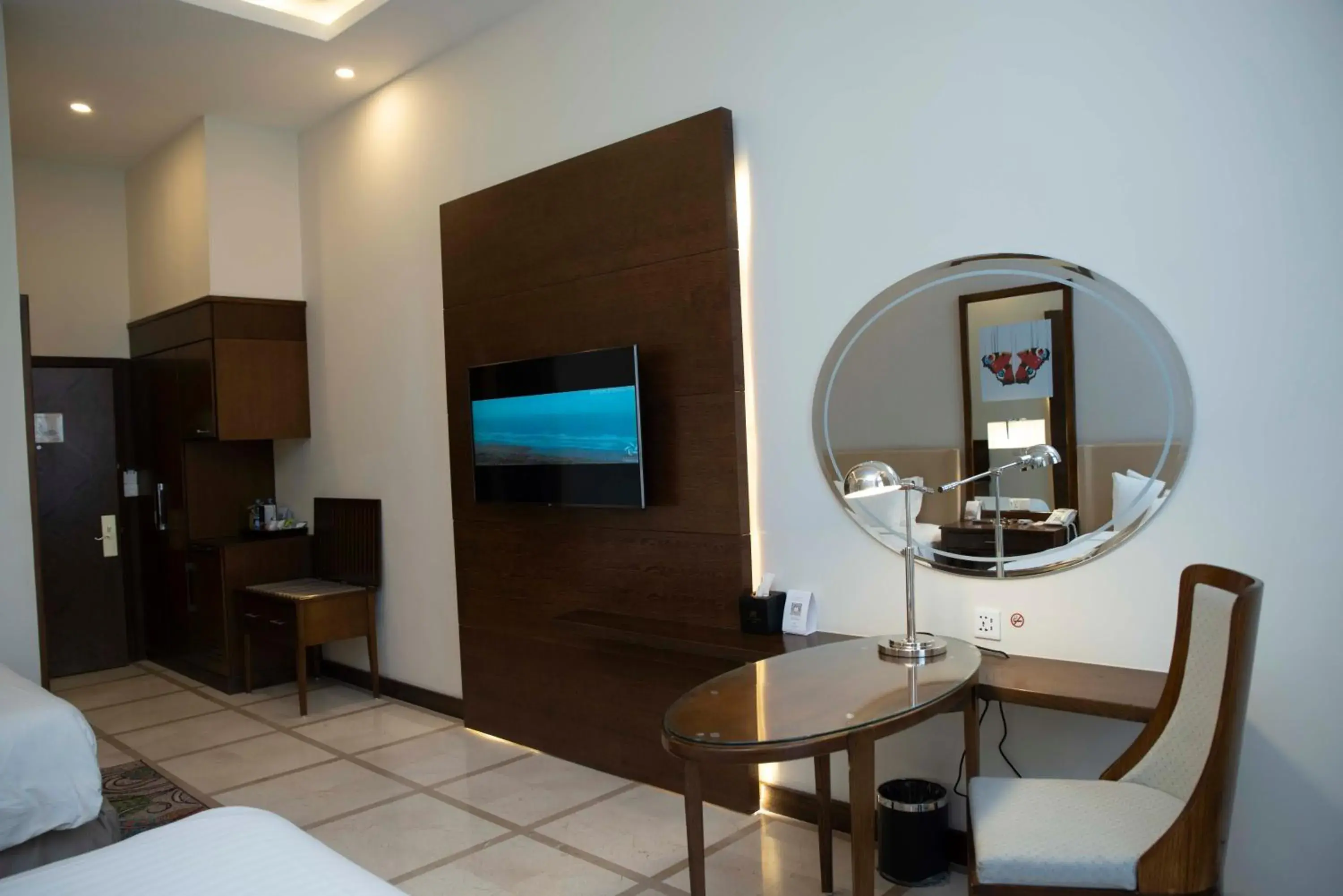 Bed, Bathroom in Pearl Continental Hotel, Bhurban