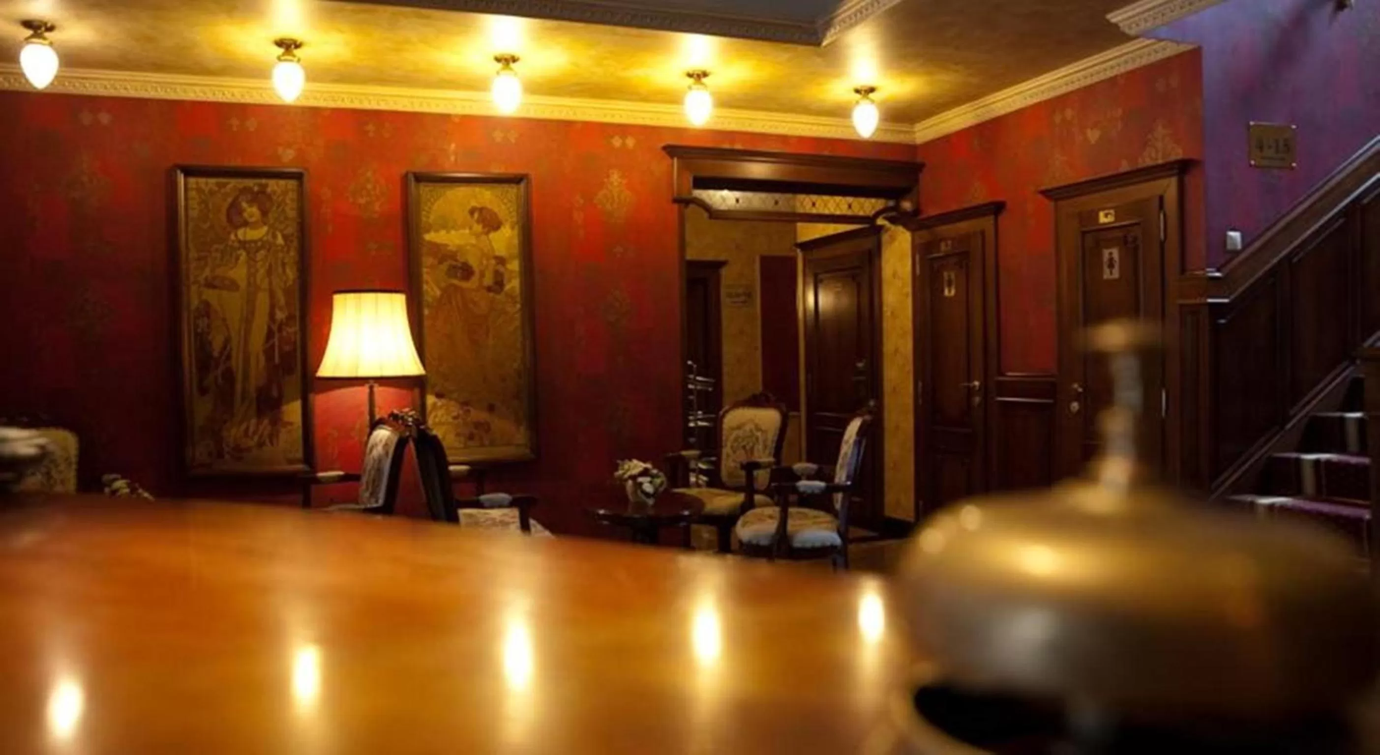 Lobby or reception in Villa Hotel