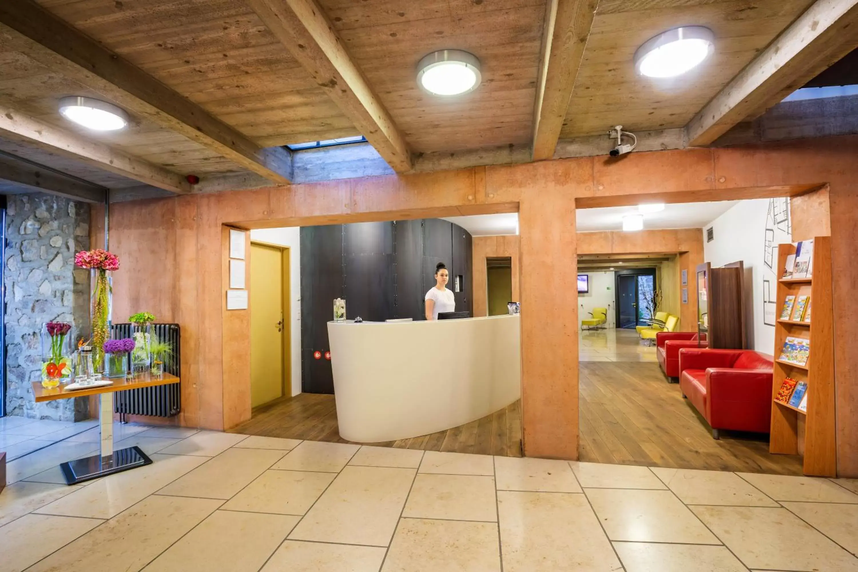 Lobby or reception in Bellevue Hotel Benešov Lobby or reception in Bellevue Hotel Benešov