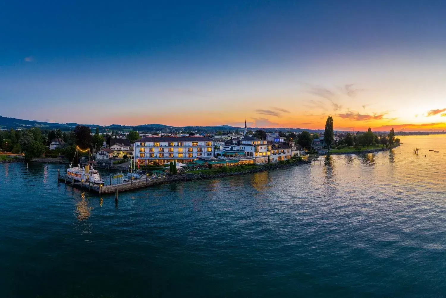 Bird's eye view in Bad Horn - Hotel & Spa