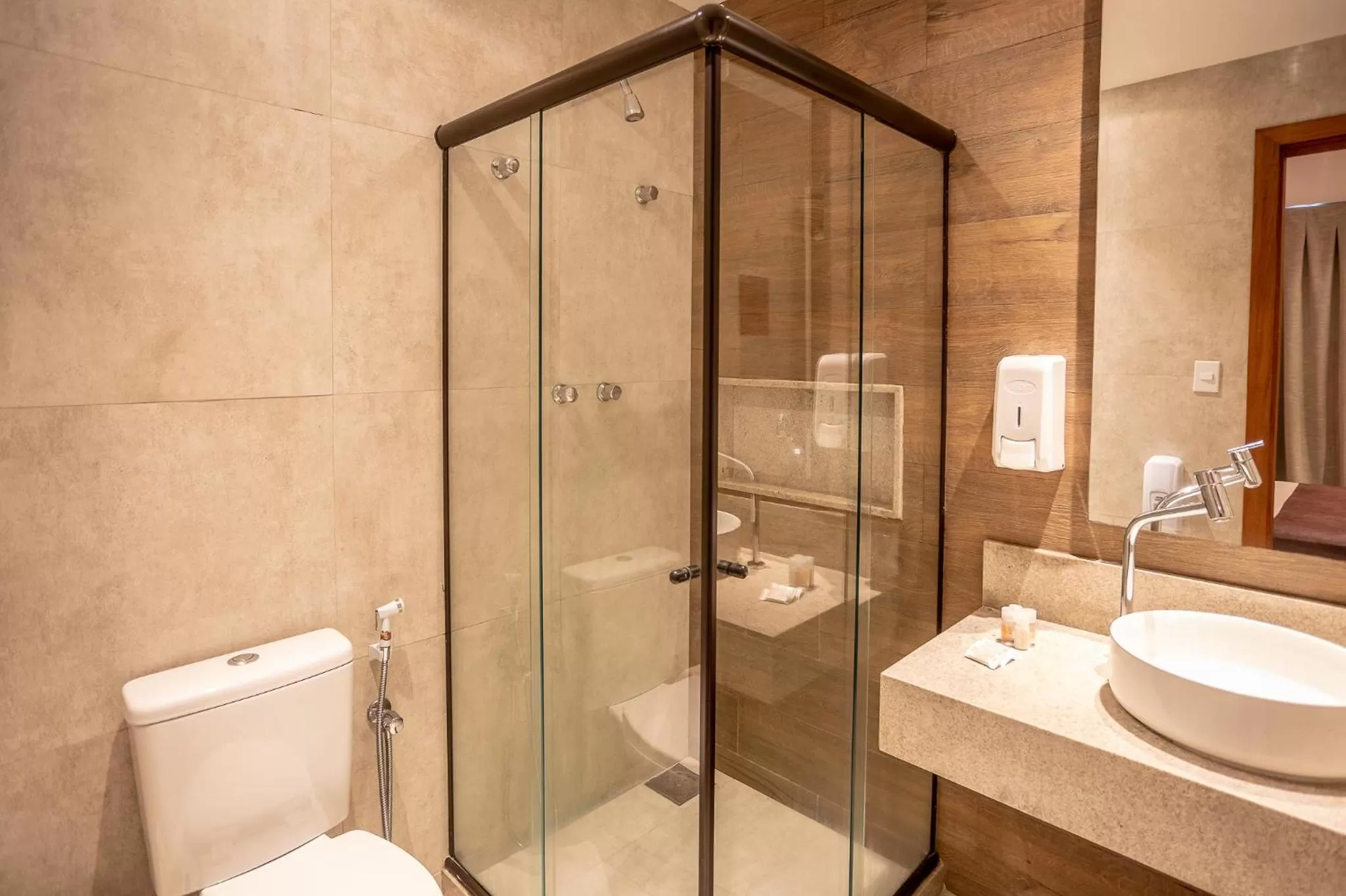 Shower in Bravo Pousada Design