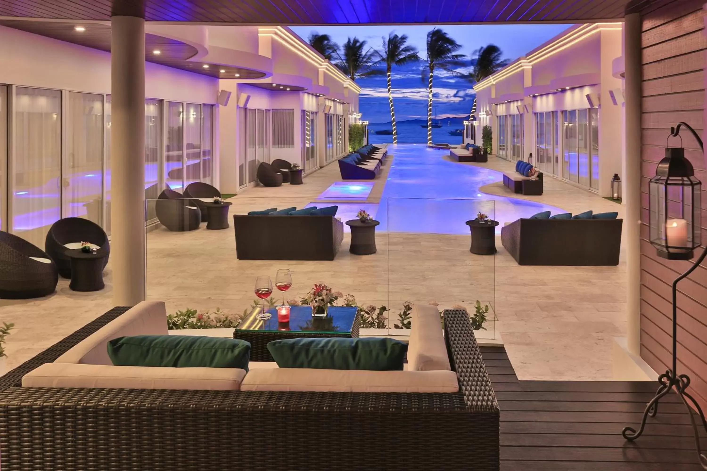 Balcony/Terrace in The Privilege Hotel Ezra Beach Club