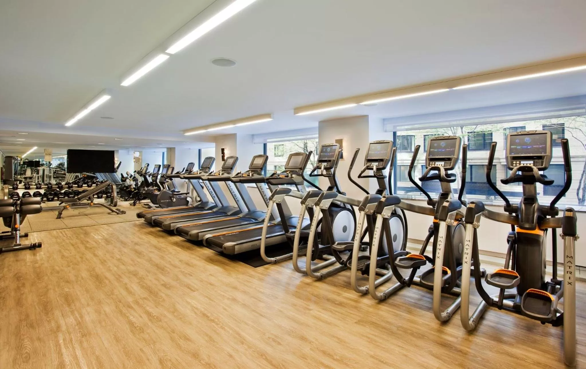 Fitness centre/facilities in Loews Regency New York Hotel