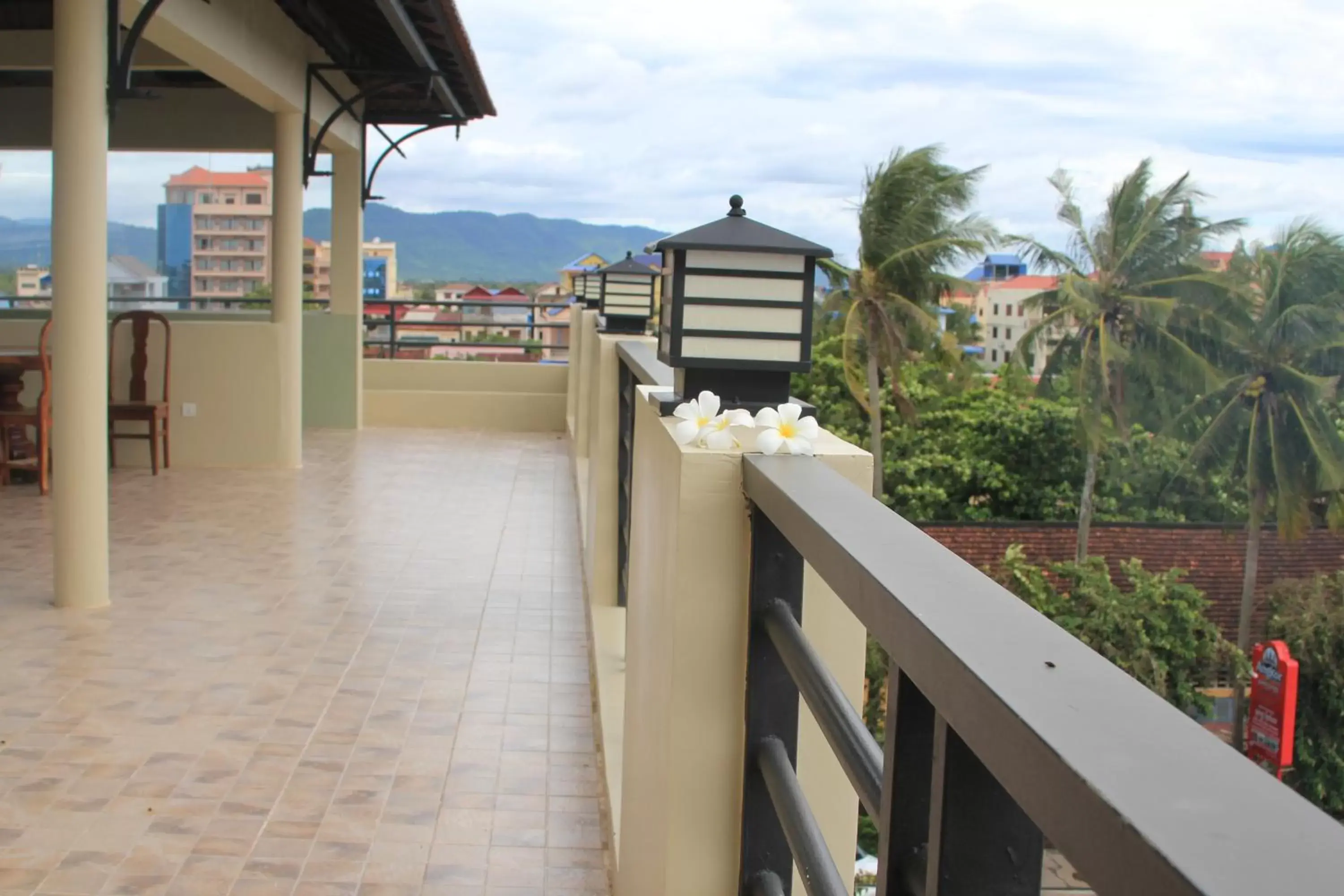 On site, Balcony/Terrace in Neakru Guesthouse and Restaurant