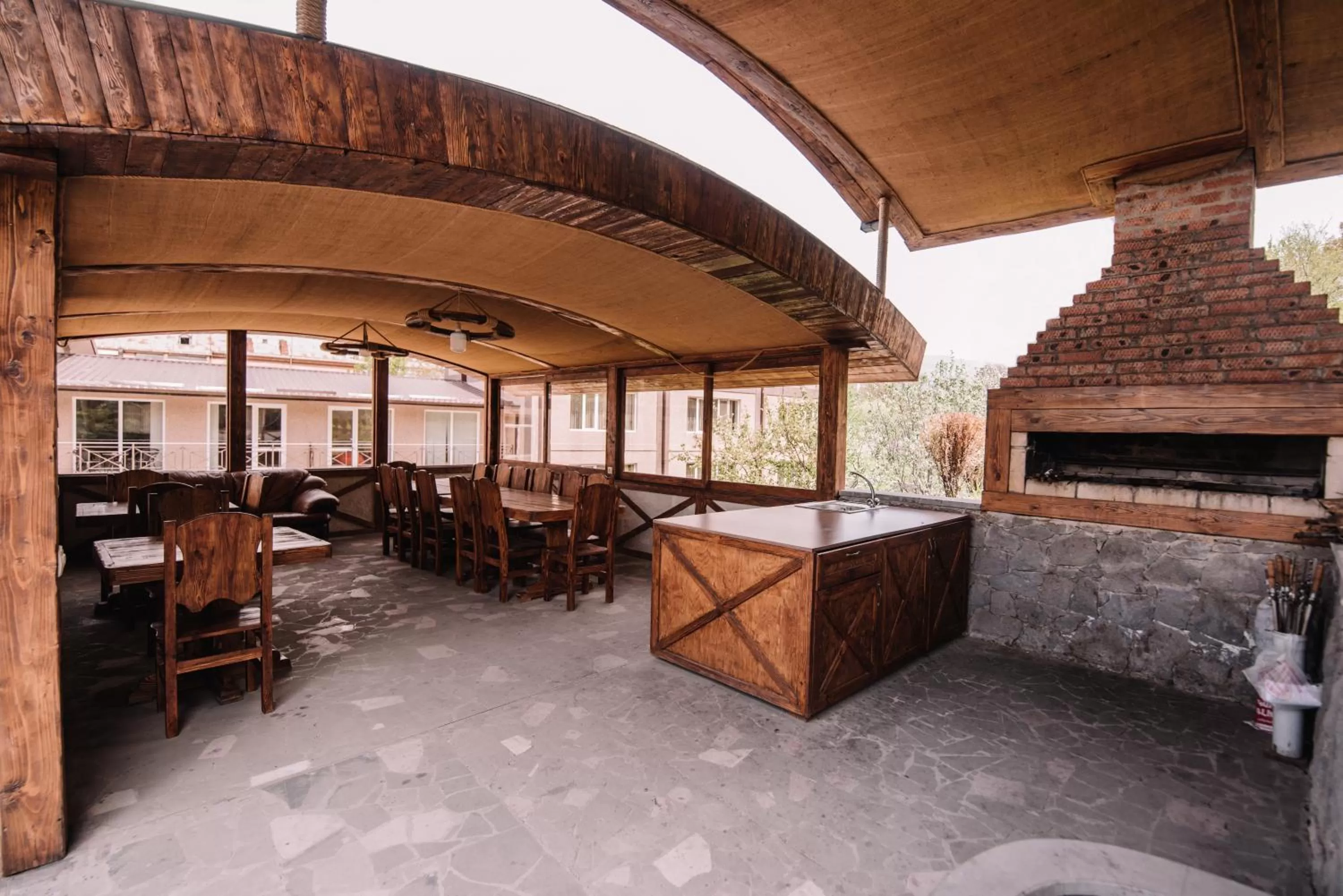 Patio in Laguna Hotel